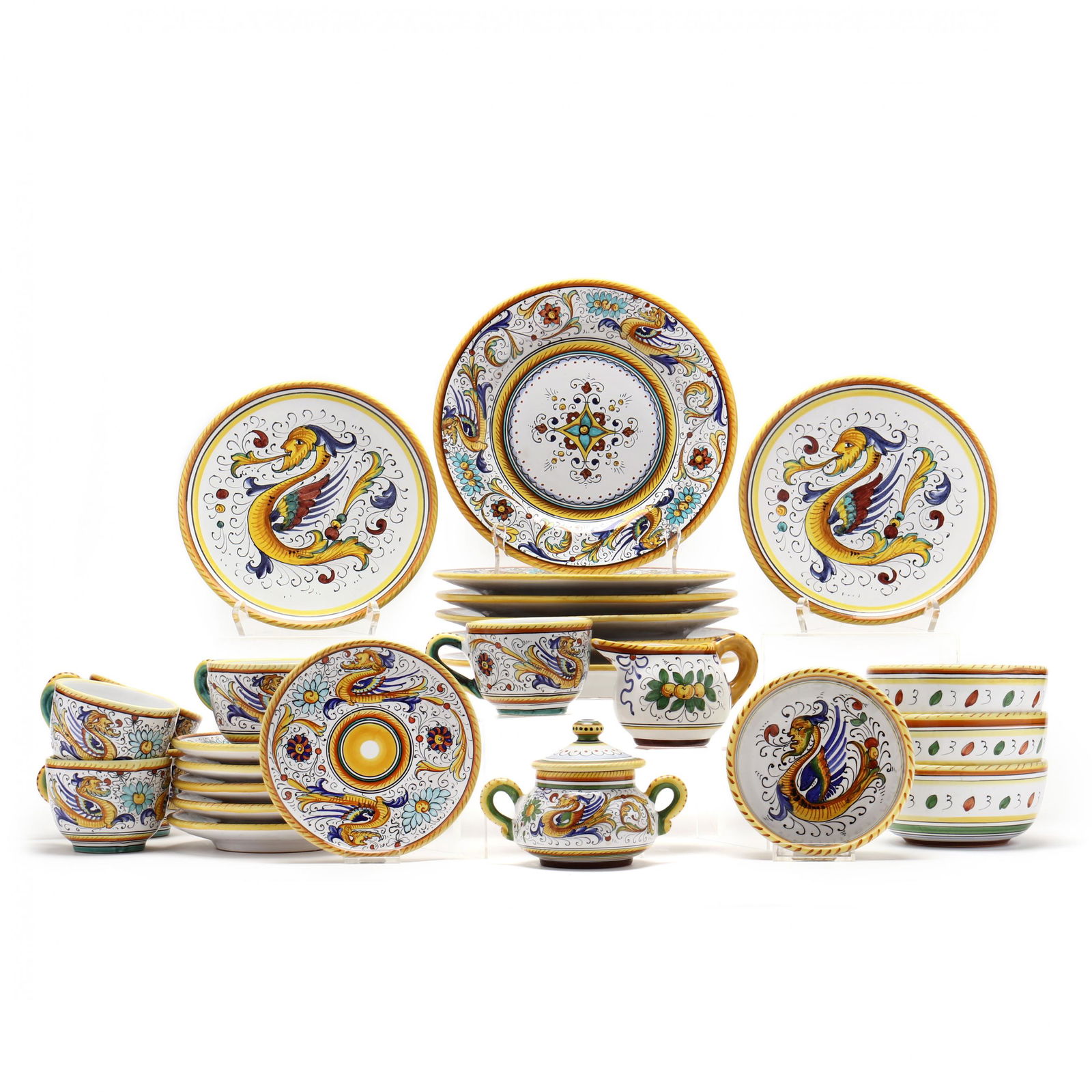 (26) Pieces of Deruta Tableware (1 of 9)