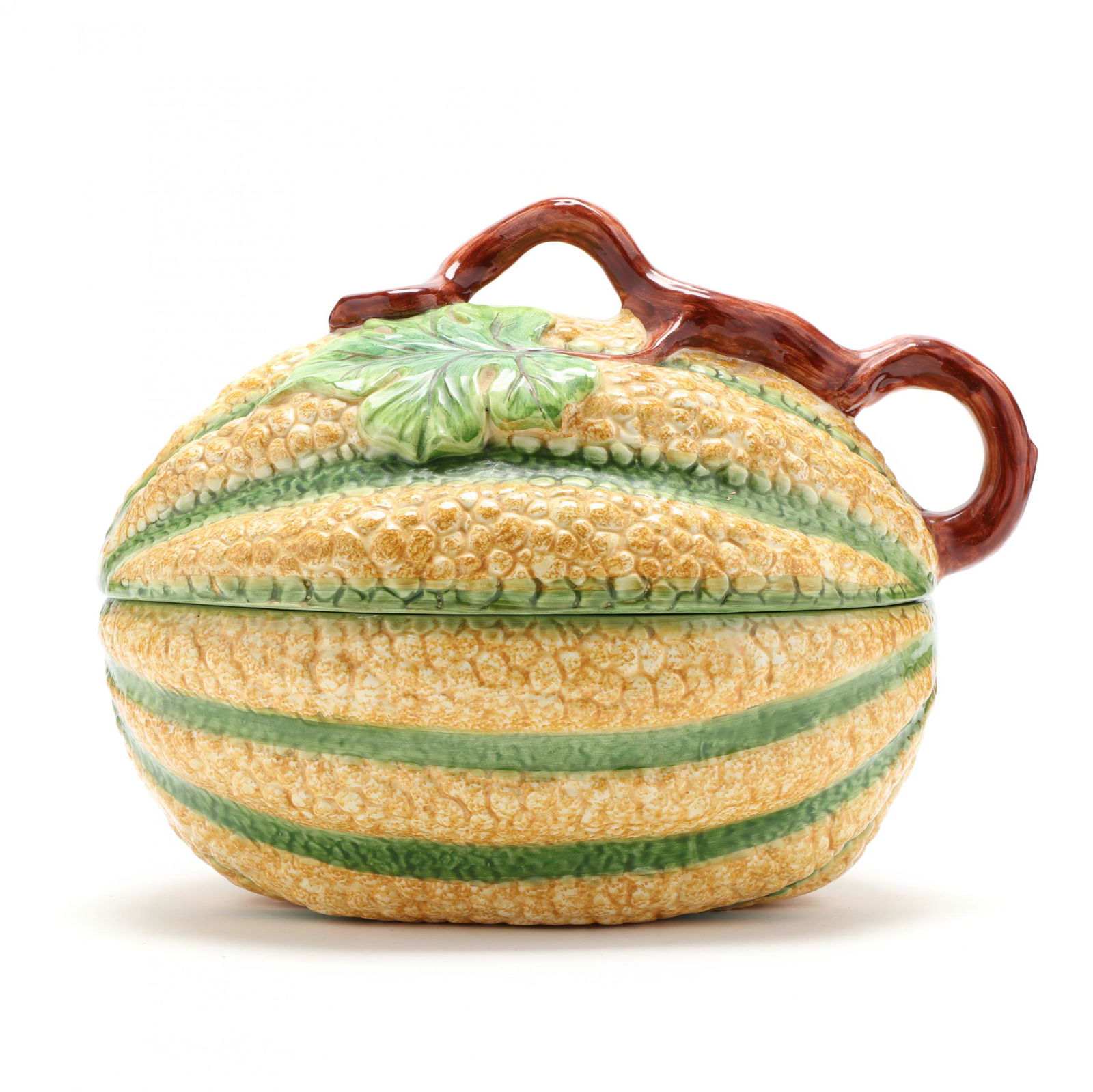 A Ceramic Melon Form Covered Tureen (1 of 8)