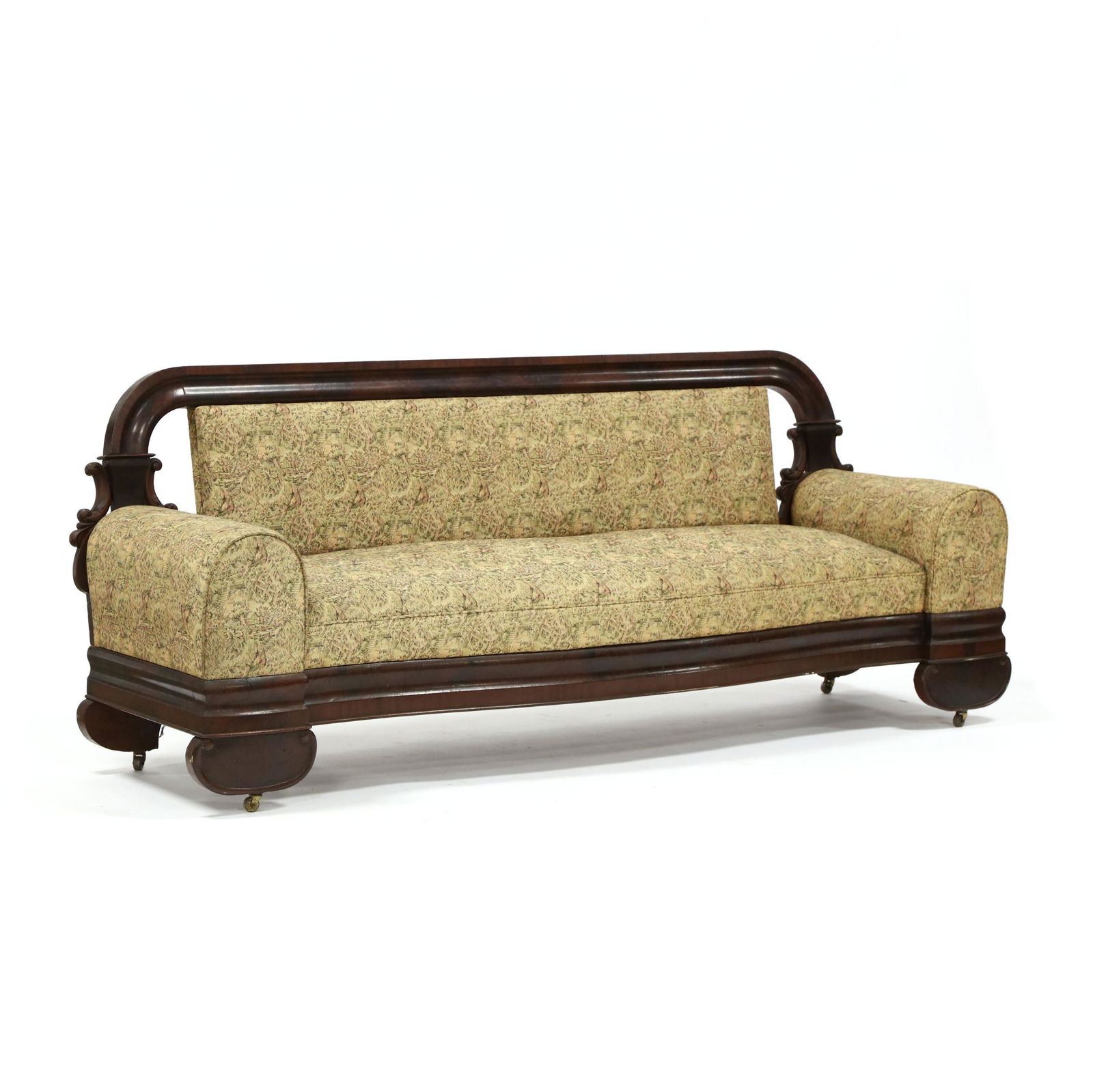 American Classical Mahogany Sofa (1 of 5)