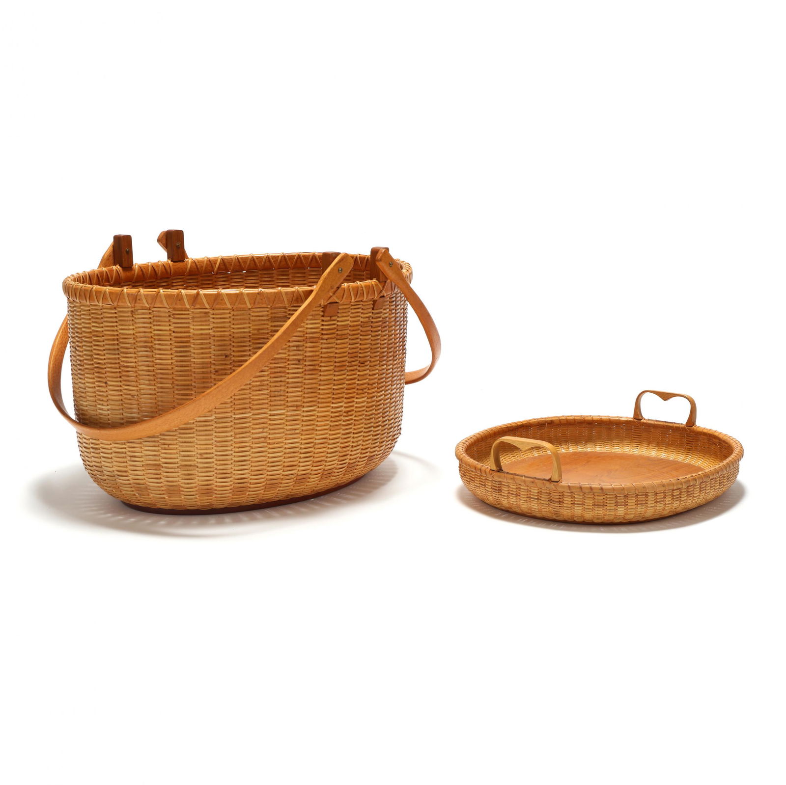 Two Nantucket Baskets, Arthur Martin (Am,1930-2000) (1 of 8)