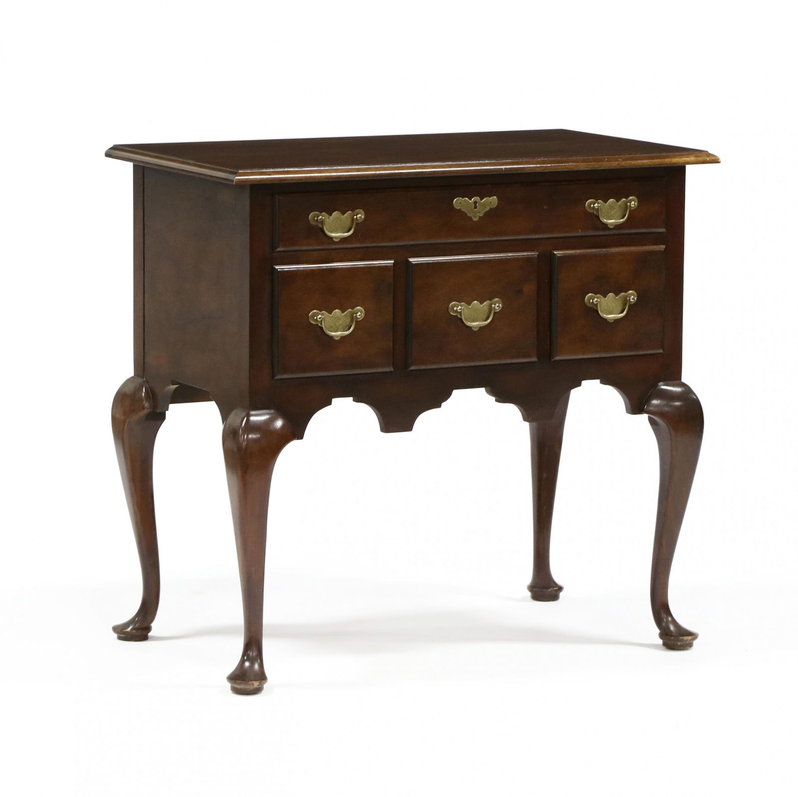 Baker, Queen Anne Style Mahogany Lowboy (1 of 6)