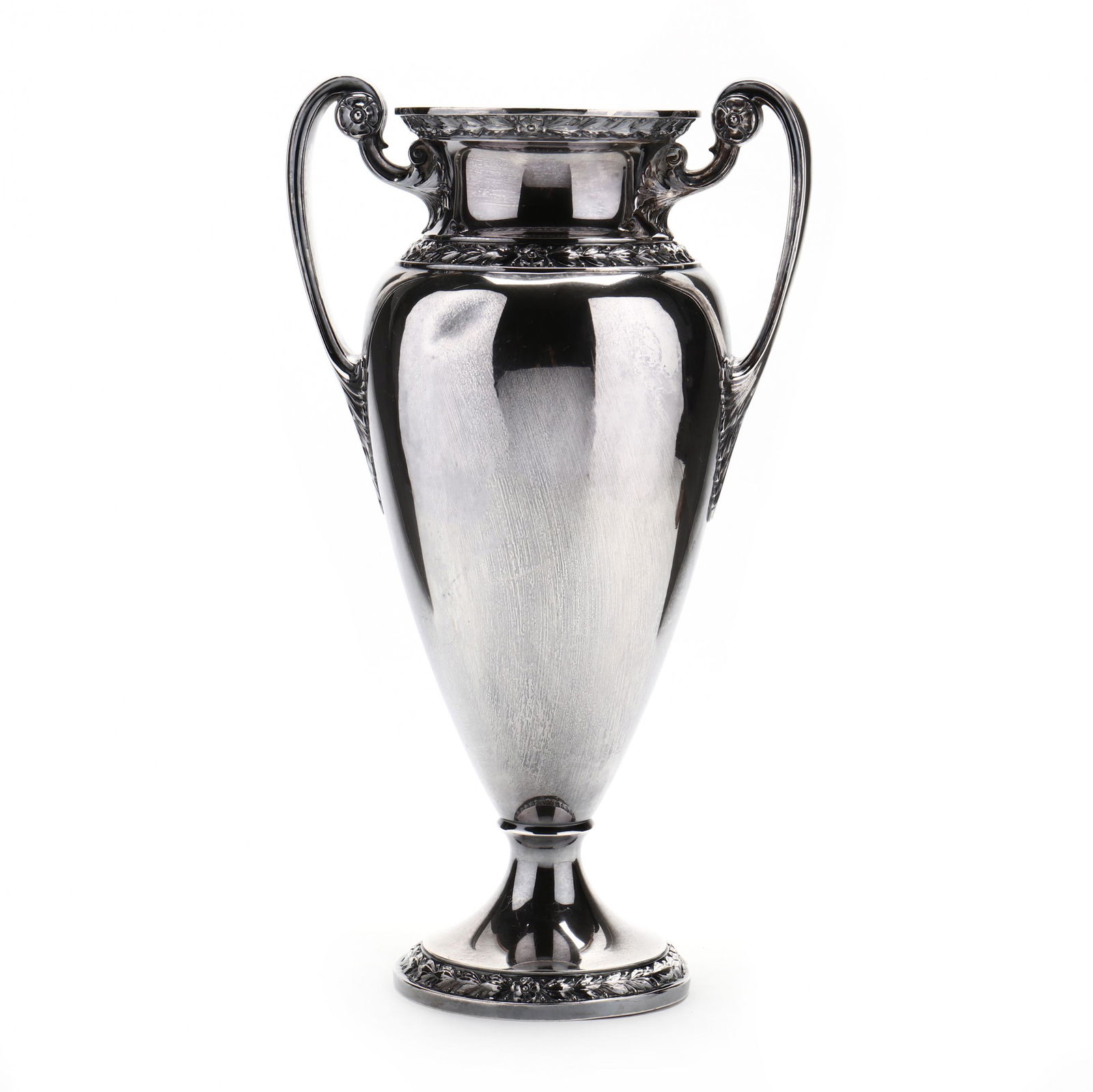 A Large Sterling Silver Vase by Gorham (1 of 8)