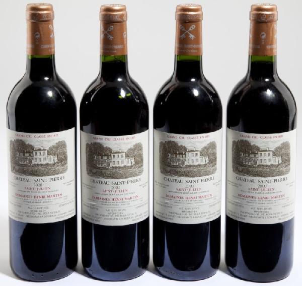 Chateau Saint-Pierre - Vintage 2000: Chateau Saint-Pierre - Vintage 2000 France, Saint-Julien "Silky and decadent, with berry, tobacco, chocolate and meat character. Medium-bodied, with fine tannins and a caressing finish."(90pts WS) 4 b