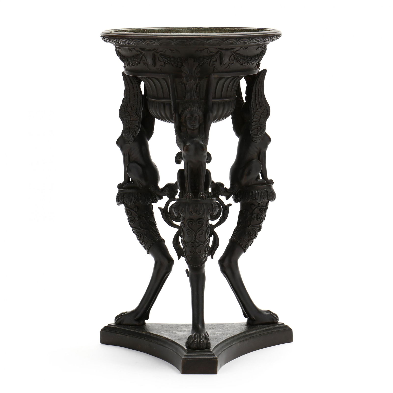 A French Empire Style Figural Bronze Pedestal (1 of 7)