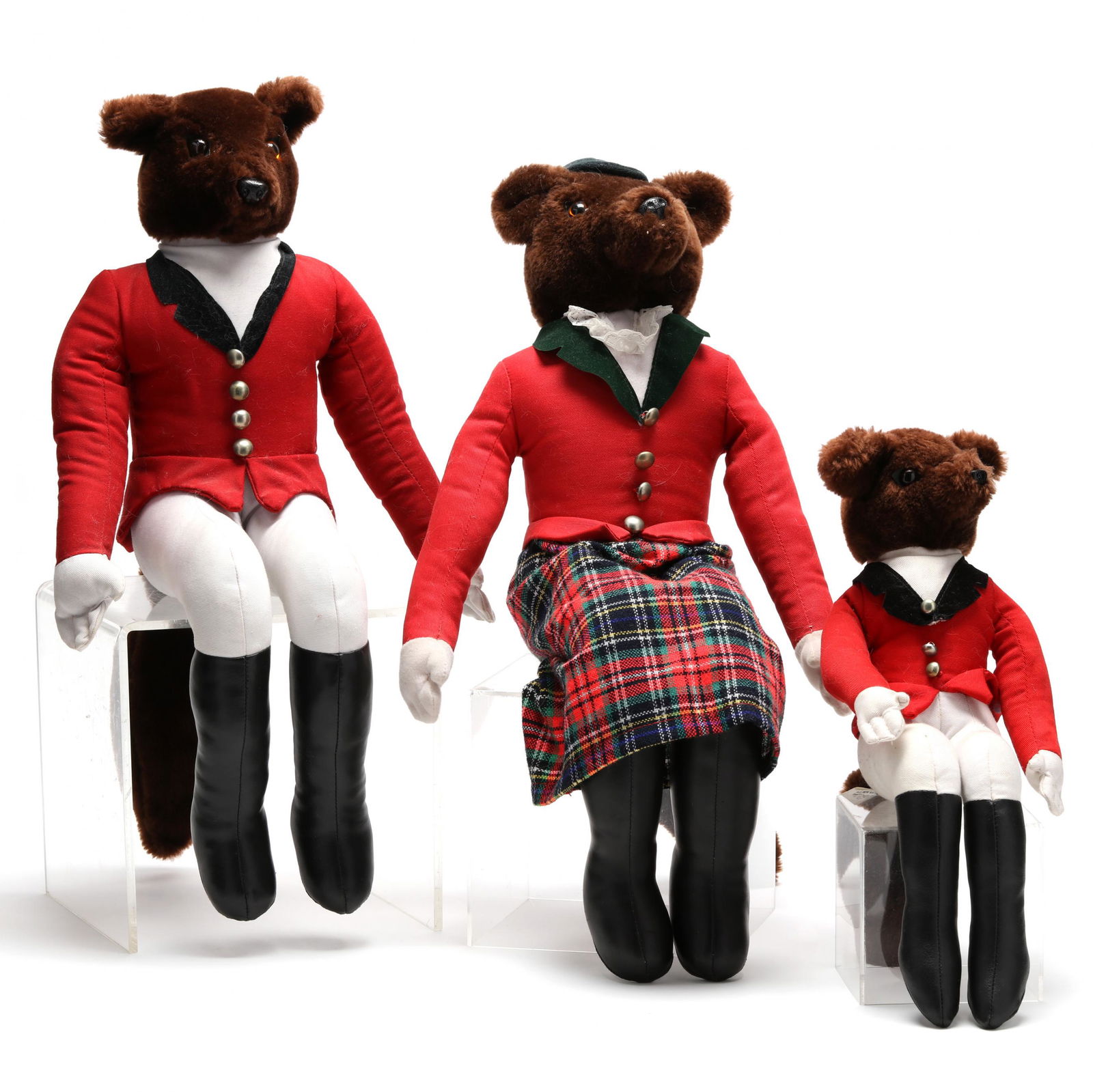 Three Soft Toy Foxes (1 of 6)