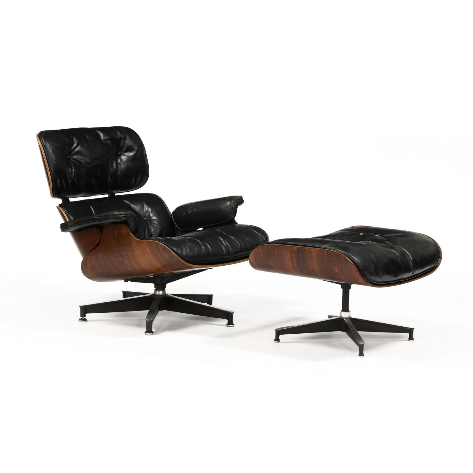 Charles and Ray Eames, Vintage 670/671 Rosewood Lounge (1 of 8)
