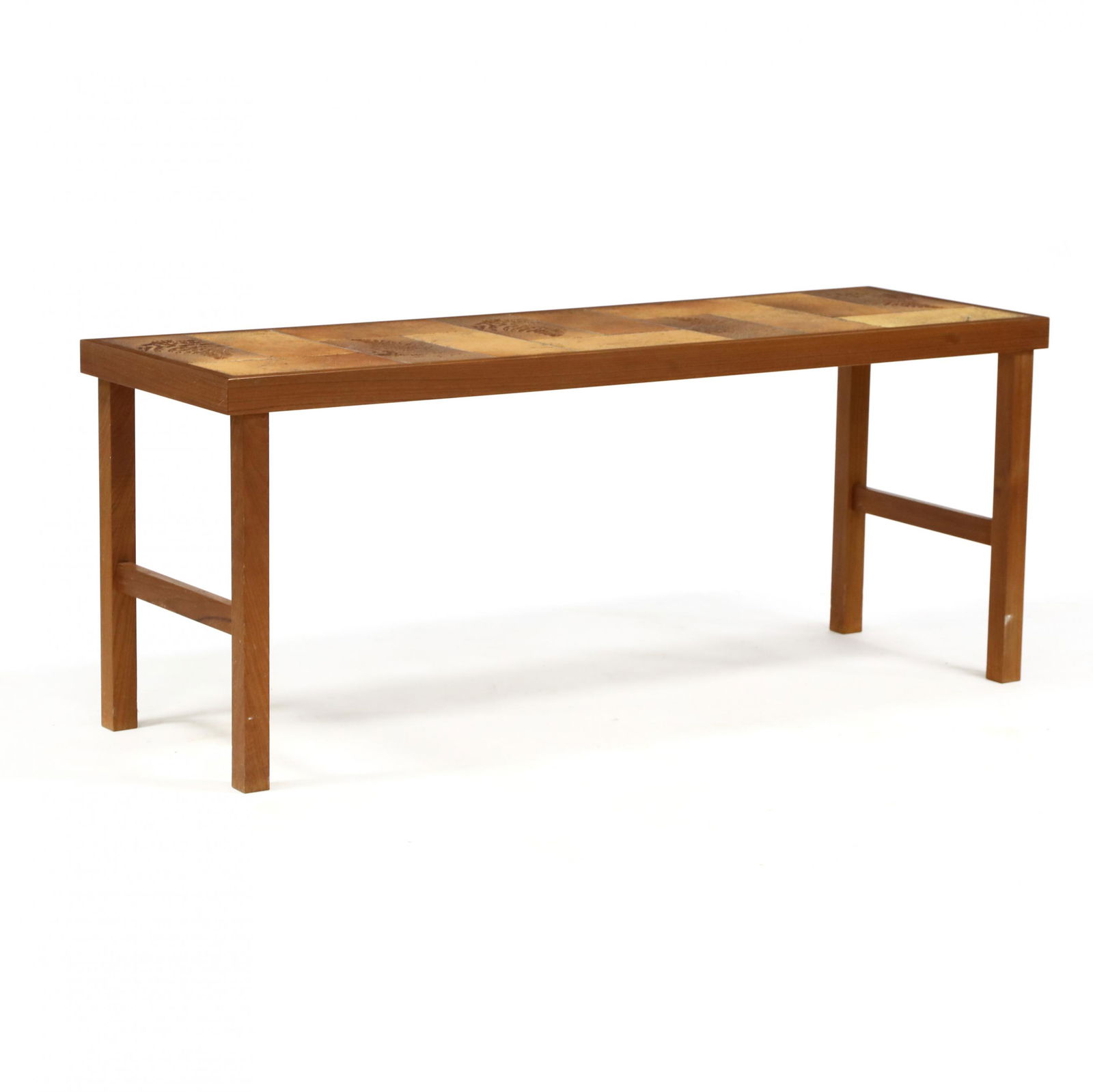 Trioh, Danish Teak Tile Top Console Table (1 of 4)
