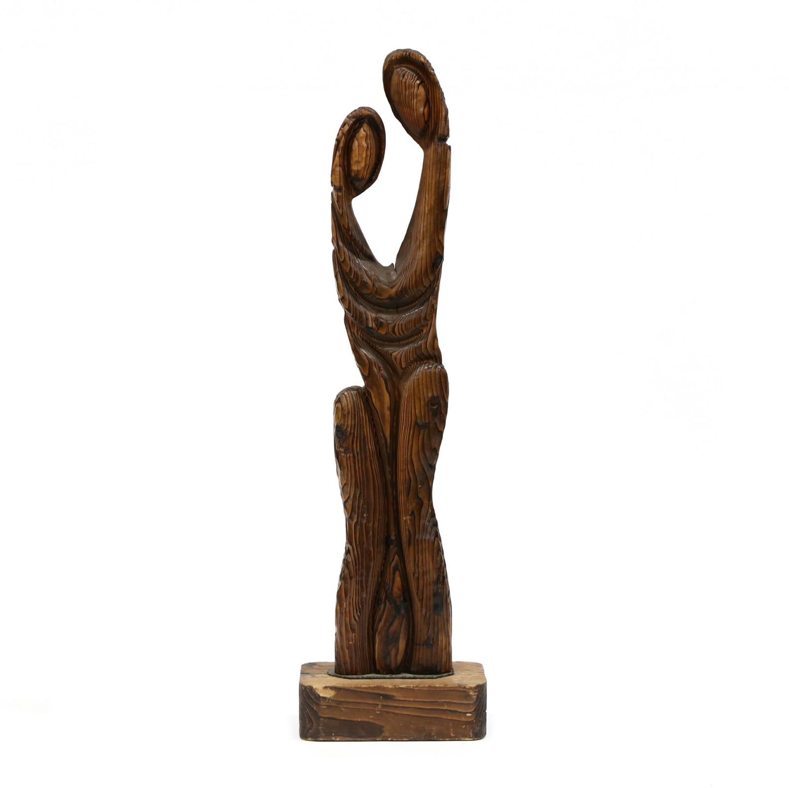 Attributed to Witco, Large Vintage Carved Wood (1 of 4)