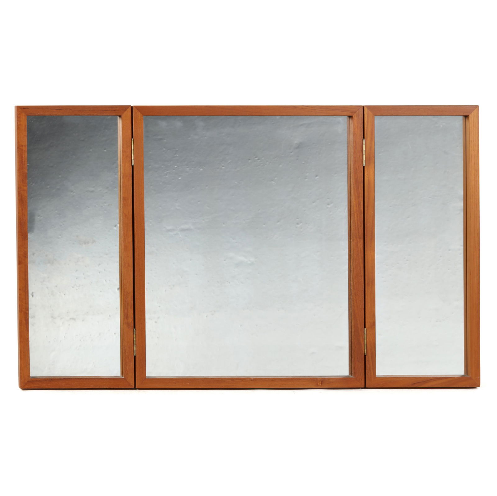 attributed to Kai Kristiansen, Teak Tri-Fold Mirror (1 of 4)