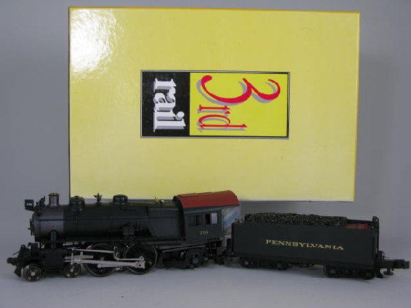 Sunset Models, 3rd Rail "O" Scale PRR 759: Sunset Models 3rd Rail Division brass ""O"" Scale 759 Pennsylvania E-6s 4-4-2 Atlantic Loco and Tender This Model is 19 of 260 OB