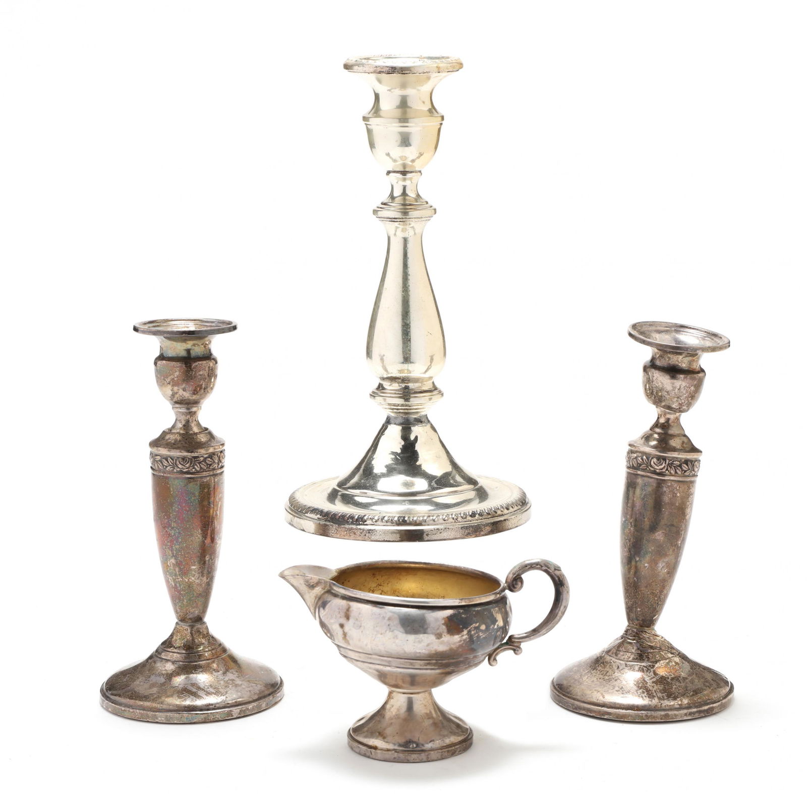 Four Pieces of Weighted Sterling Silver (1 of 10)