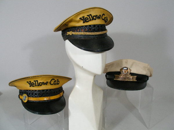 vintage yellow cab hat