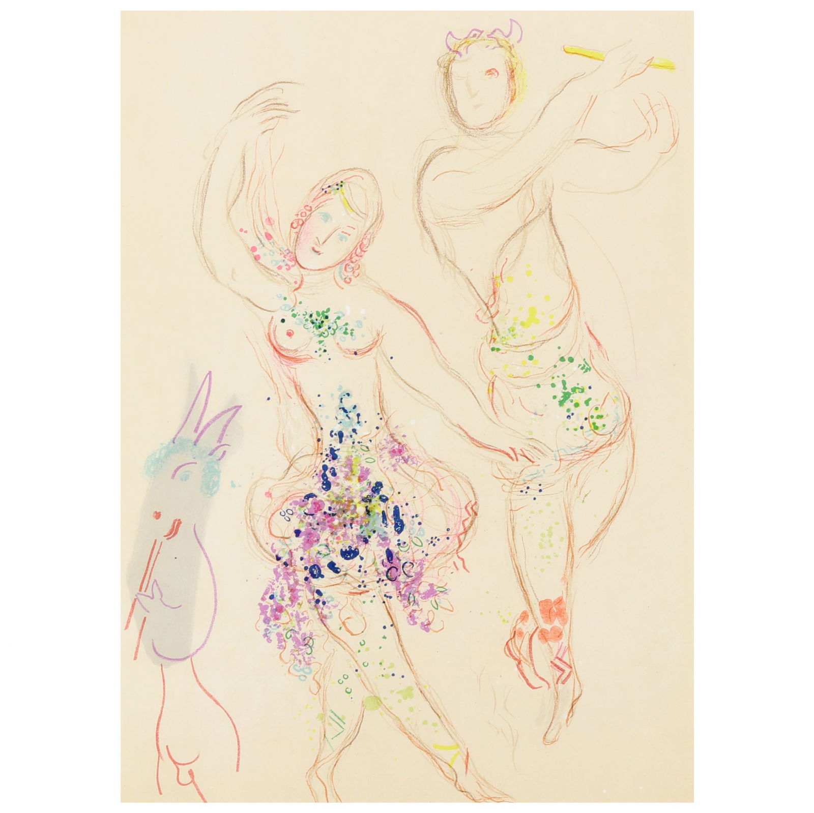 Marc Chagall (French/Russian, 1887-1985),  Le Ballet: (1 of 4)