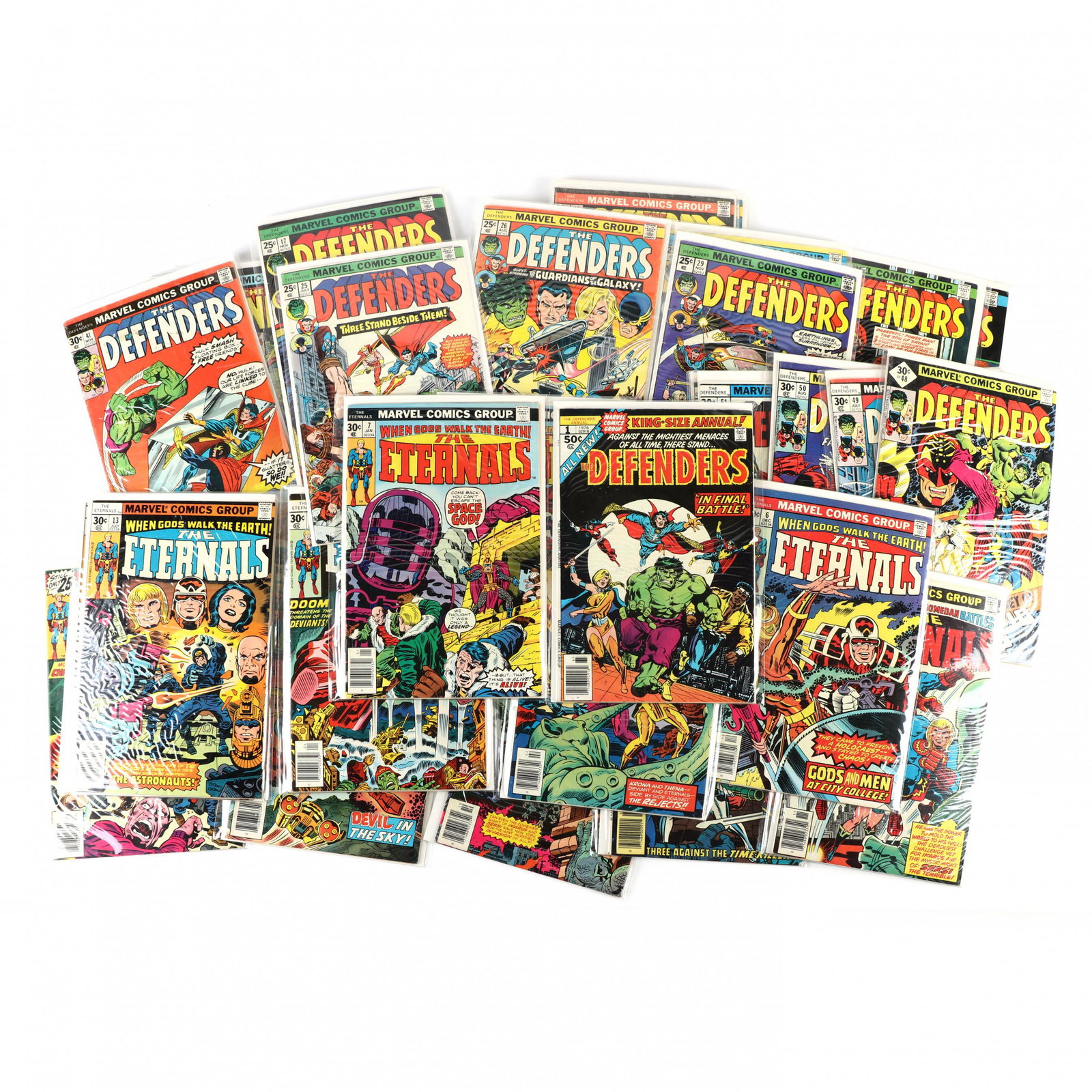 Marvel Comics,  The Defenders / The Eternals  Grouping (1 of 4)