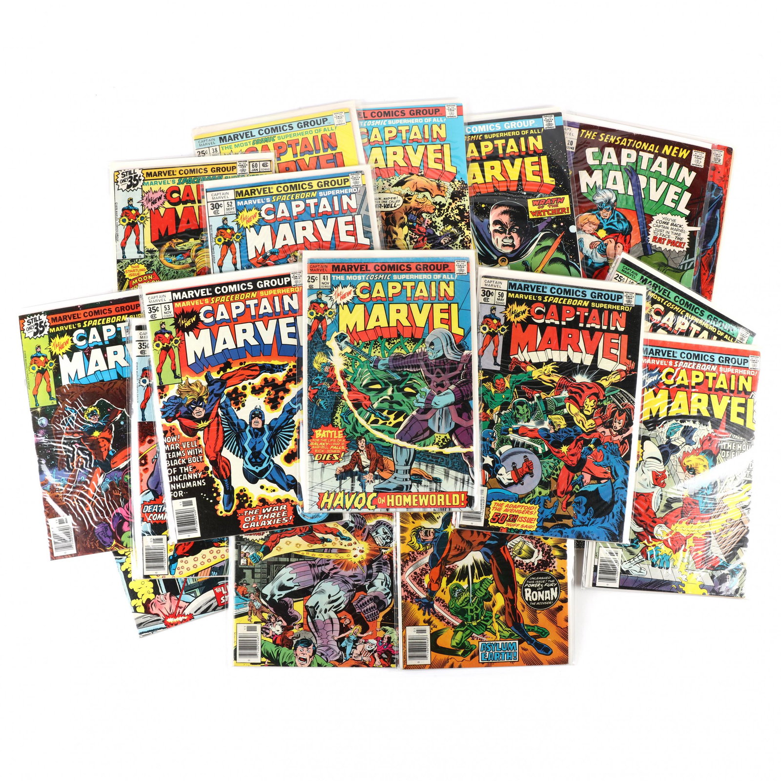 Marvel Comics,  Captain Marvel  Grouping (1 of 3)