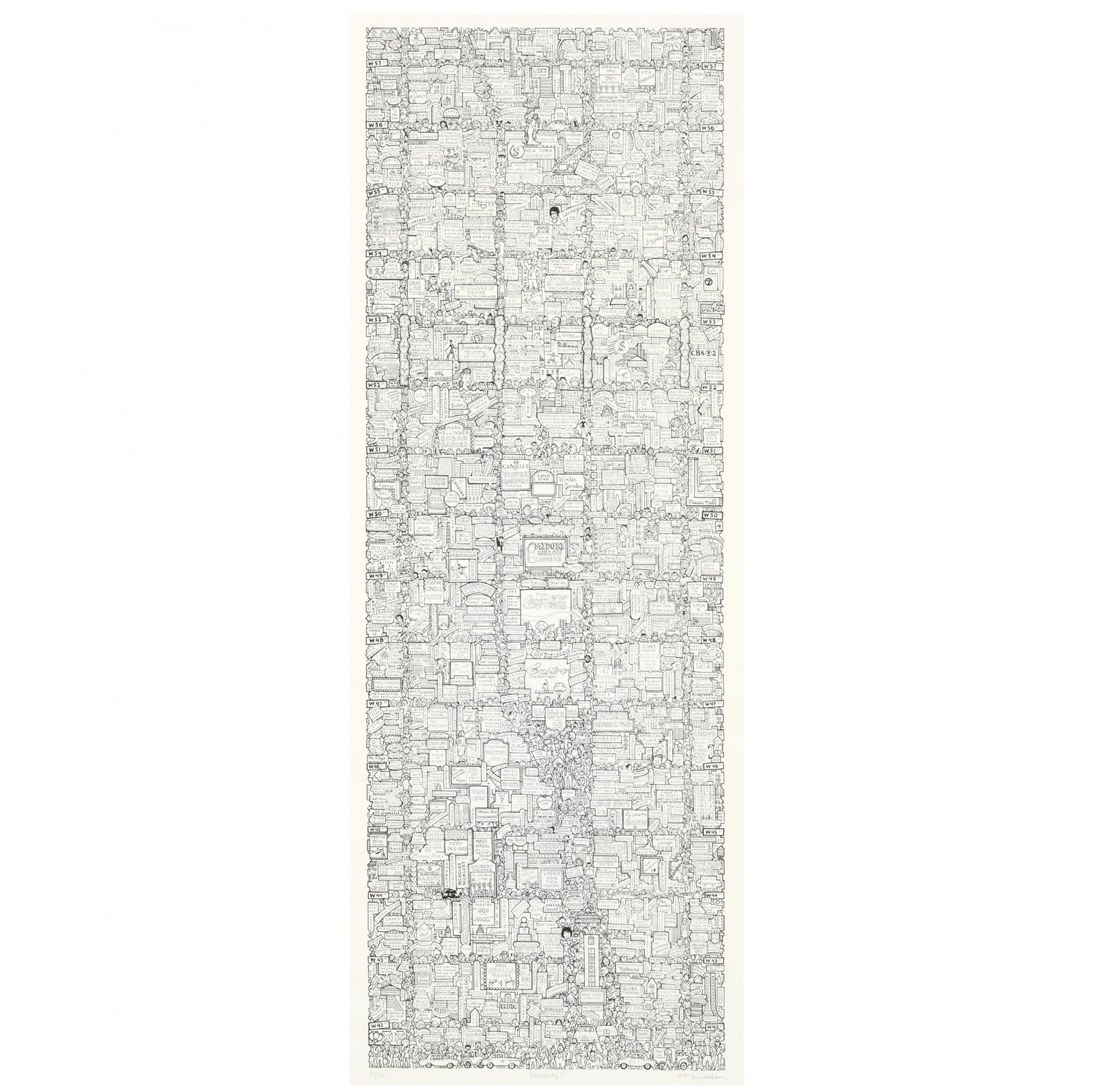 Tony Graham (American, 1933-1992),  Broadway!! (New (1 of 7)