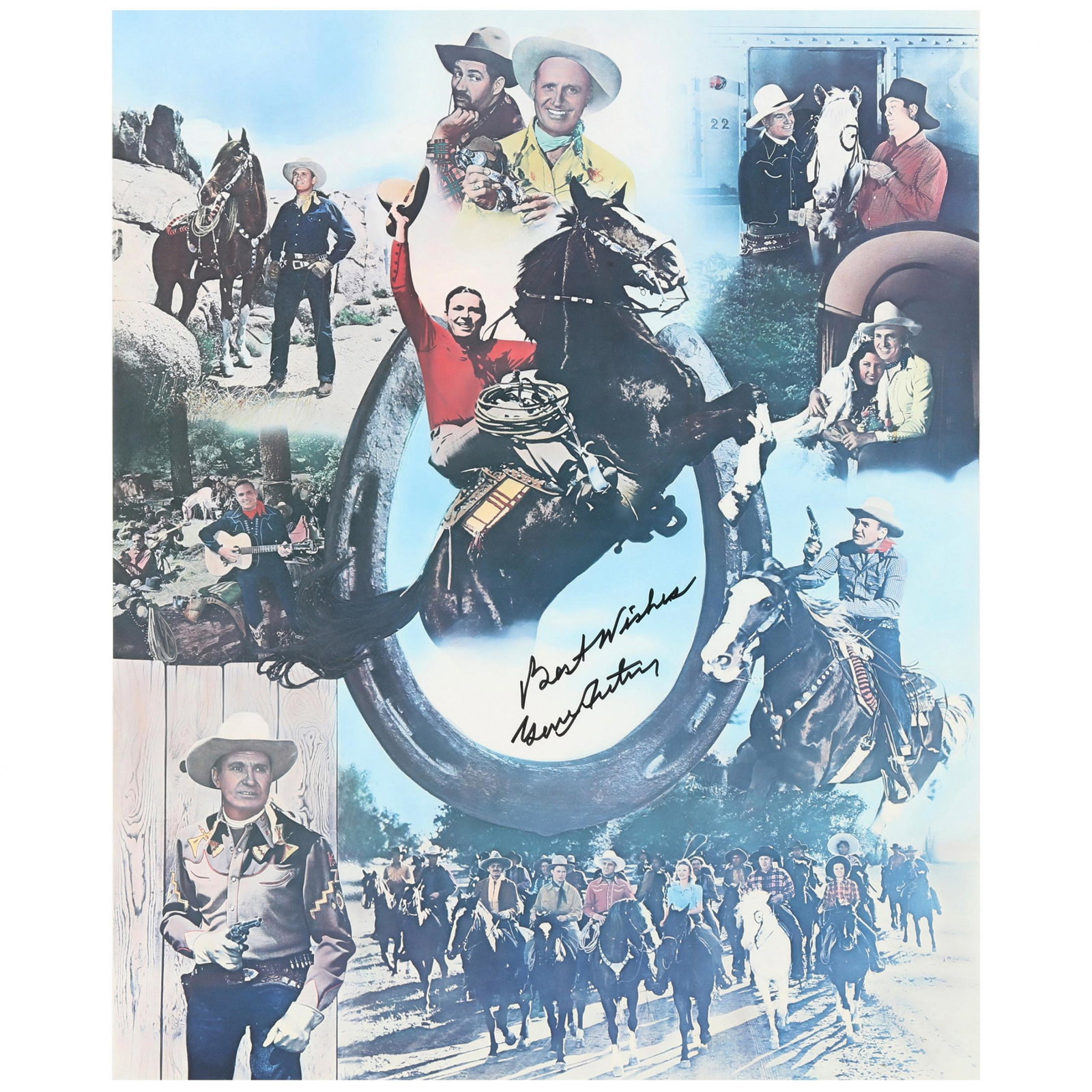 "America's Favorite Cowboy / Gene Autry," Autographed (1 of 6)