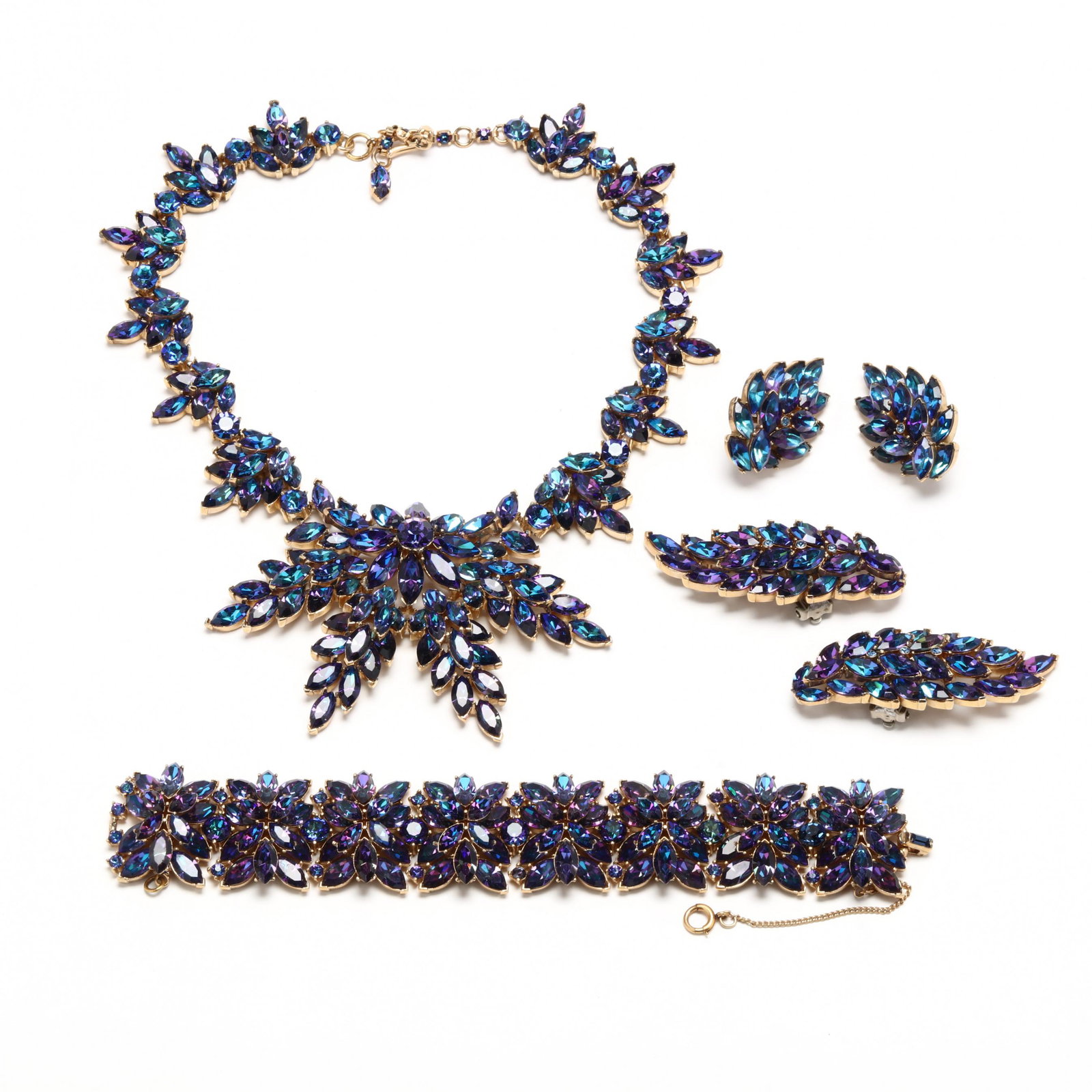 Vintage Costume Jewelry Parure, Trifari (1 of 6)