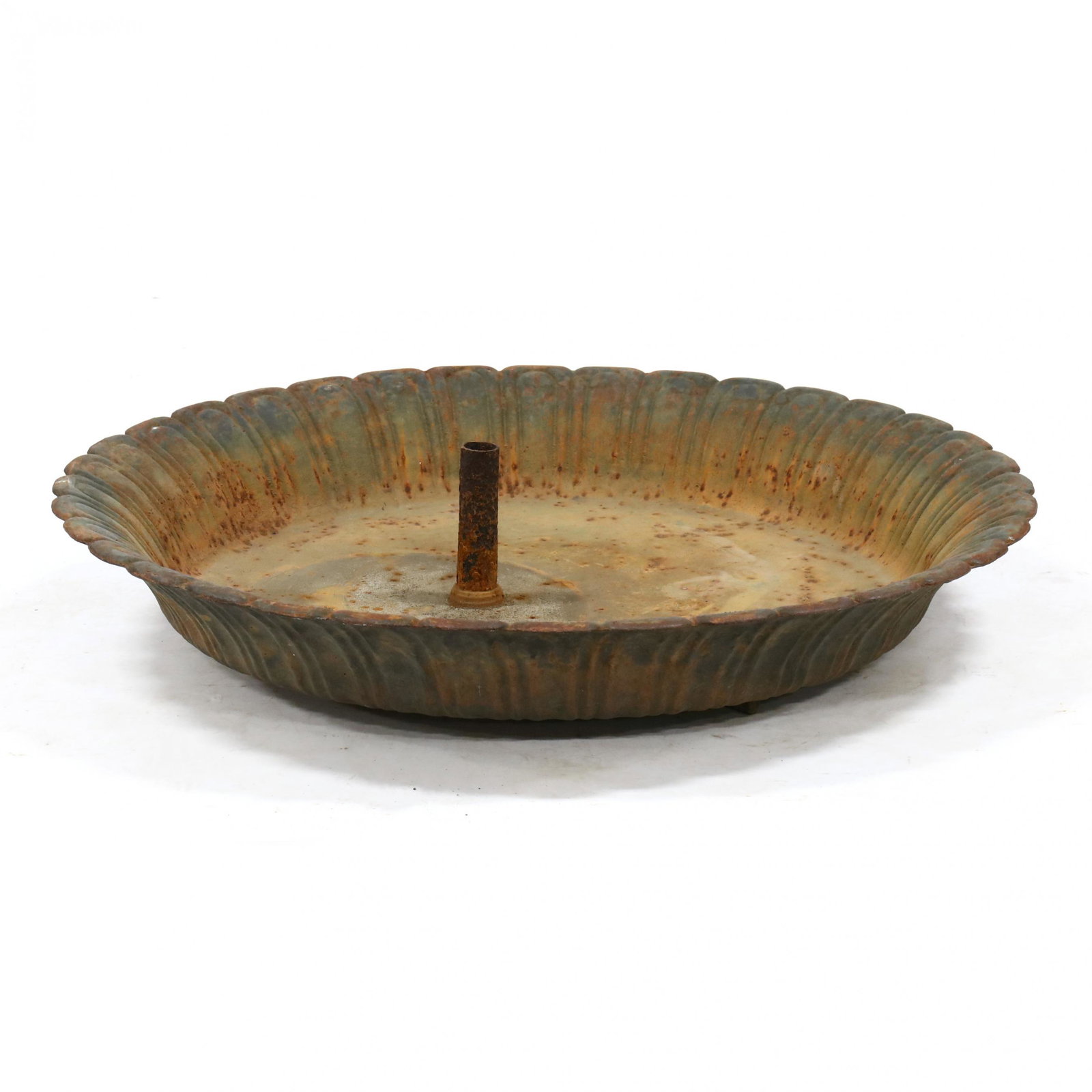 Cast Iron Round Fountain Basin (1 of 2)