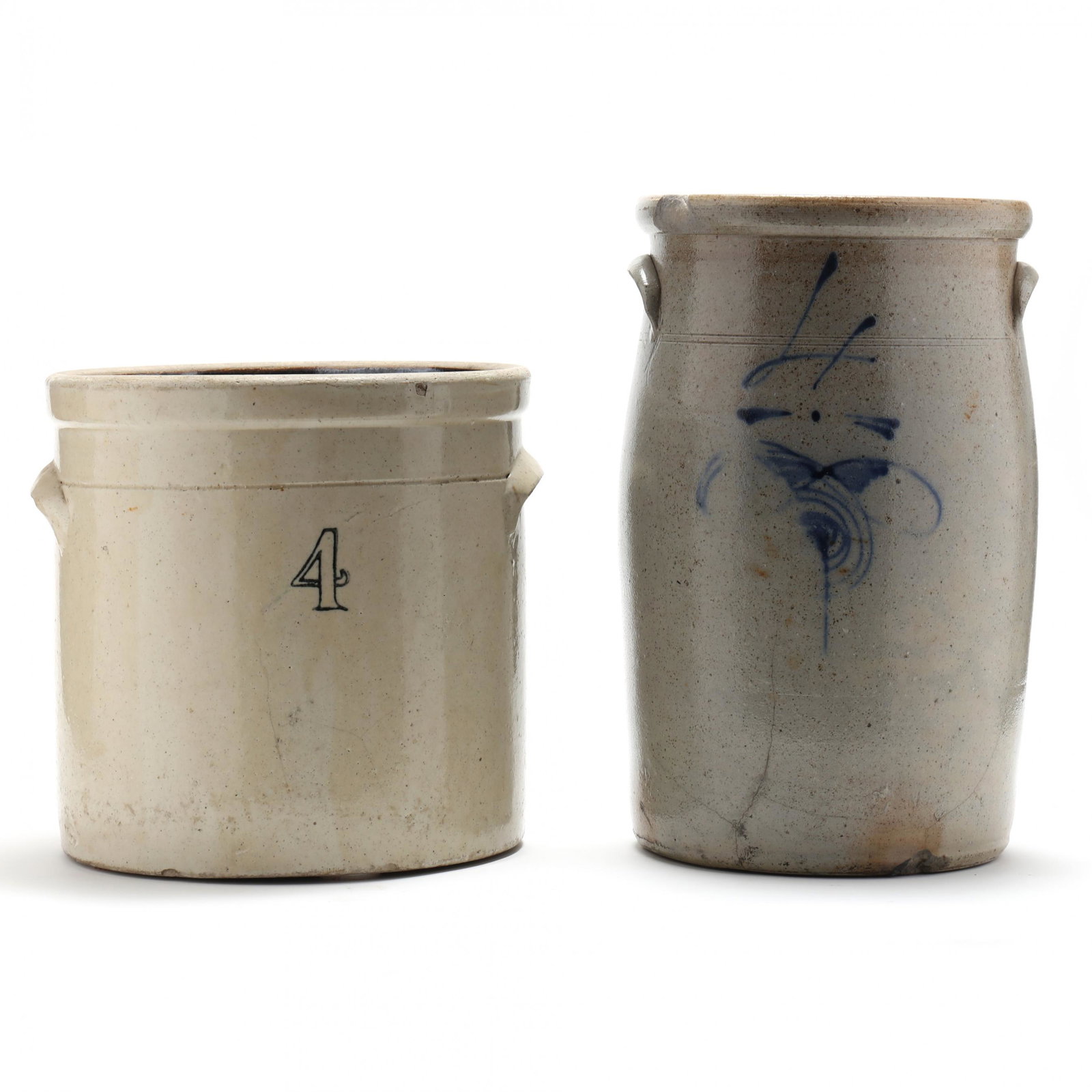 Two Antique Stoneware Crocks (1 of 9)