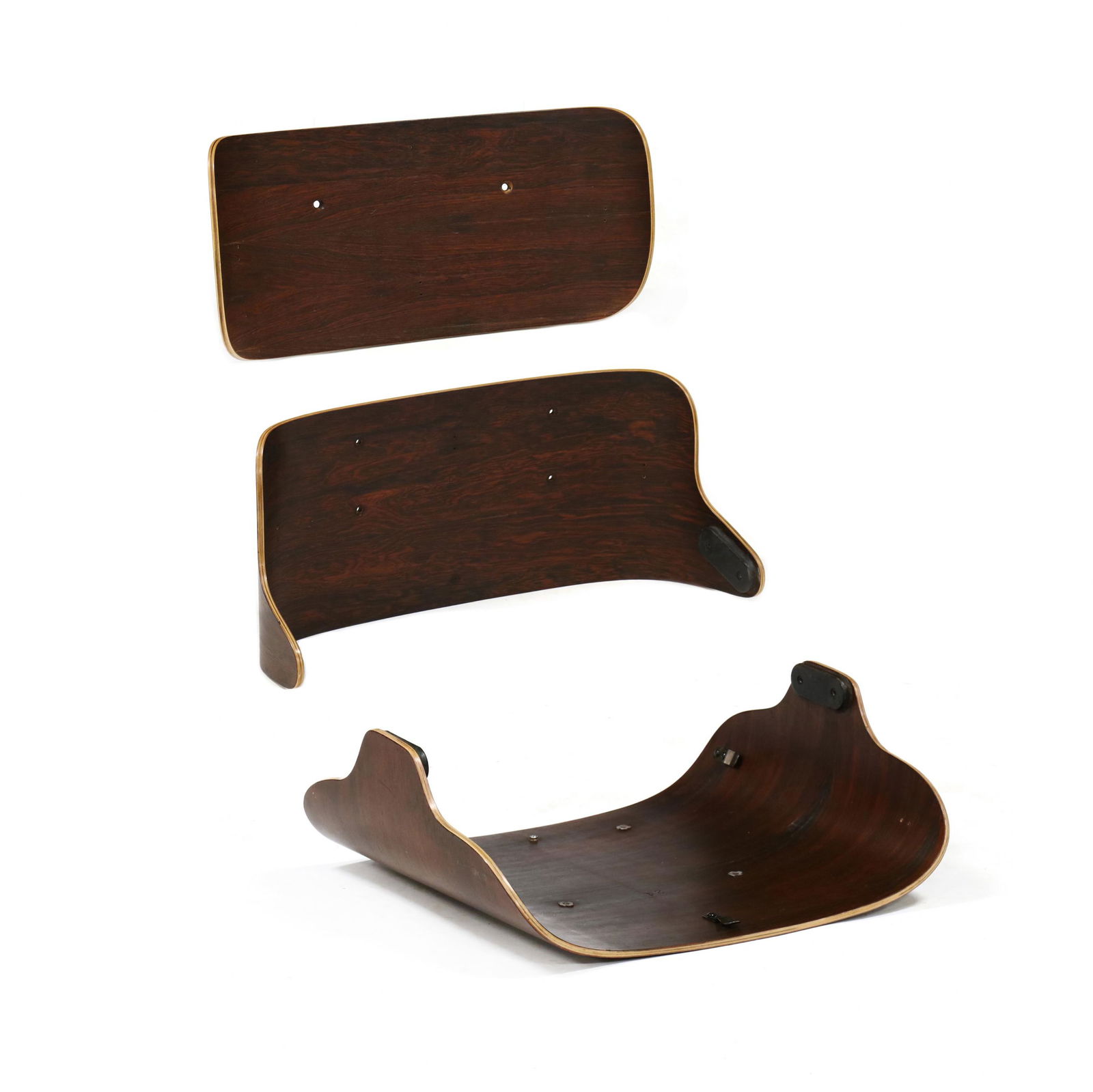 Charles and Ray Eames, Rosewood 670 Lounge Chair Parts (1 of 8)