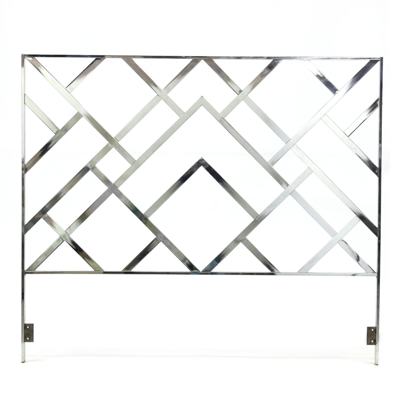 Vintage King Size Chrome Headboard (1 of 3)