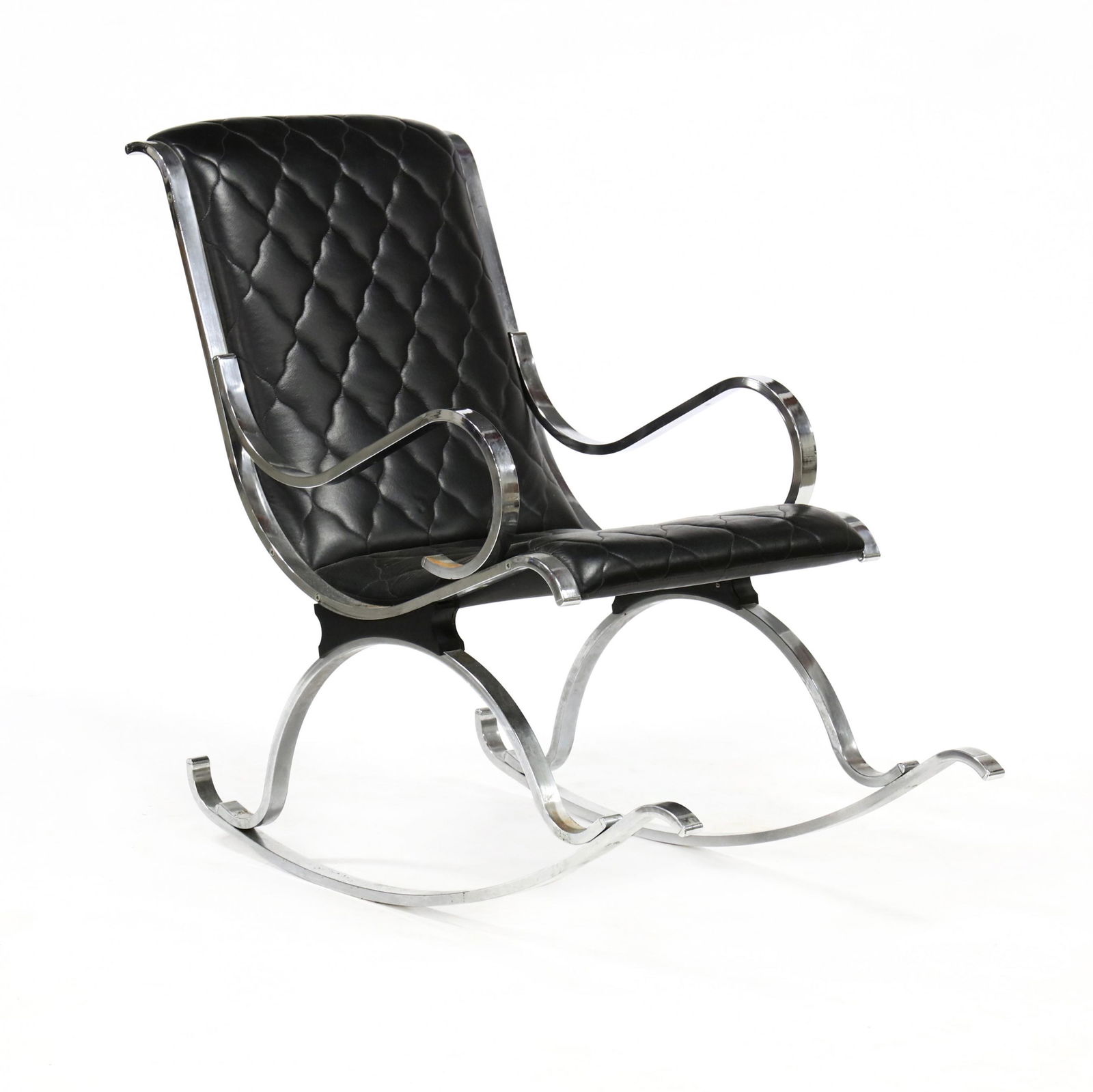 Vintage Chrome Rocking Chair (1 of 6)
