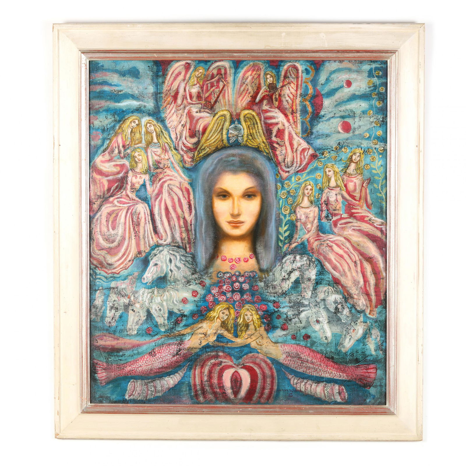 Charles Ware (American, 1921-2005), Fantasies in Pink (1 of 4)