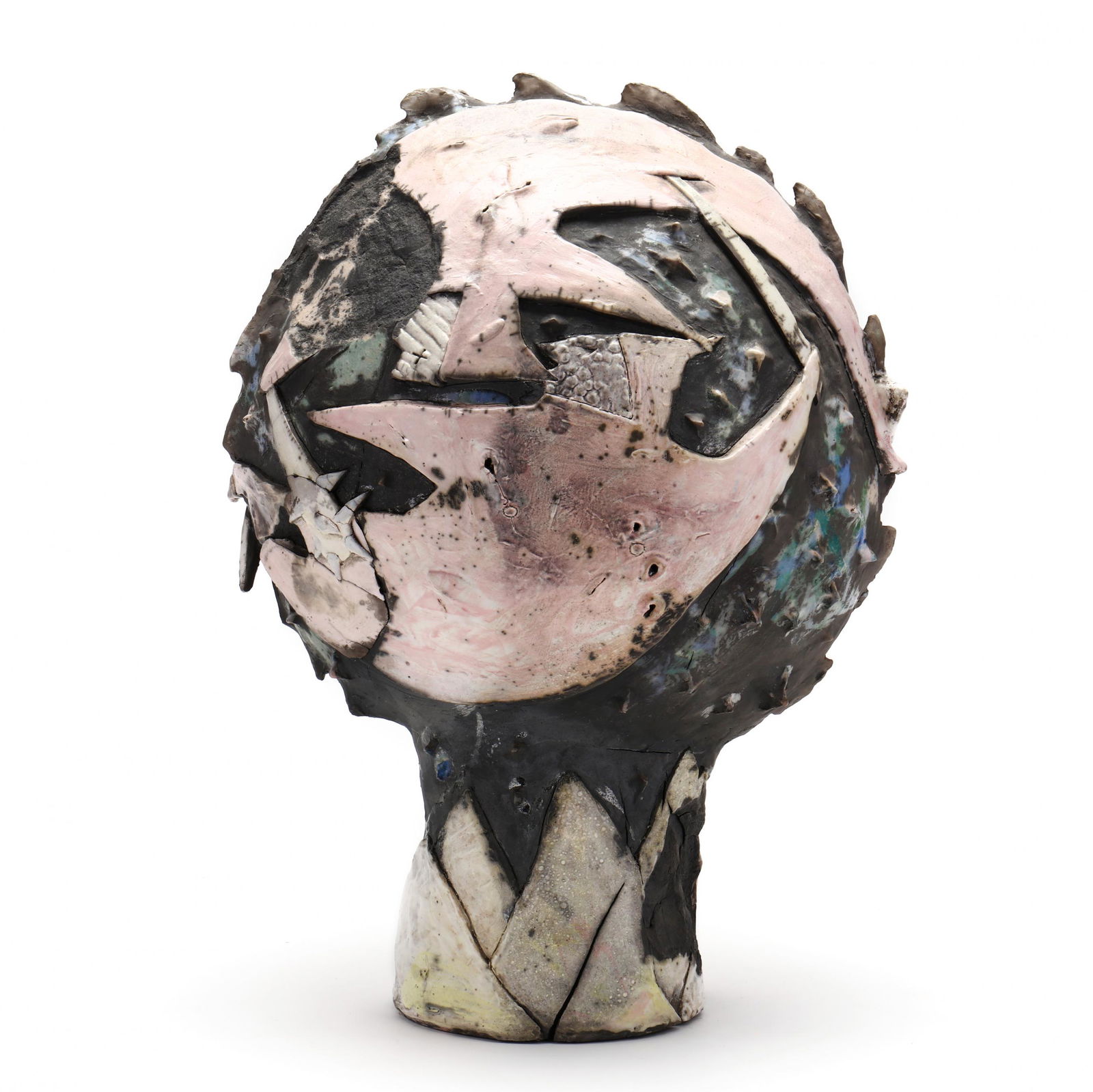 Post Modern Raku Pottery Sculpture (1 of 8)