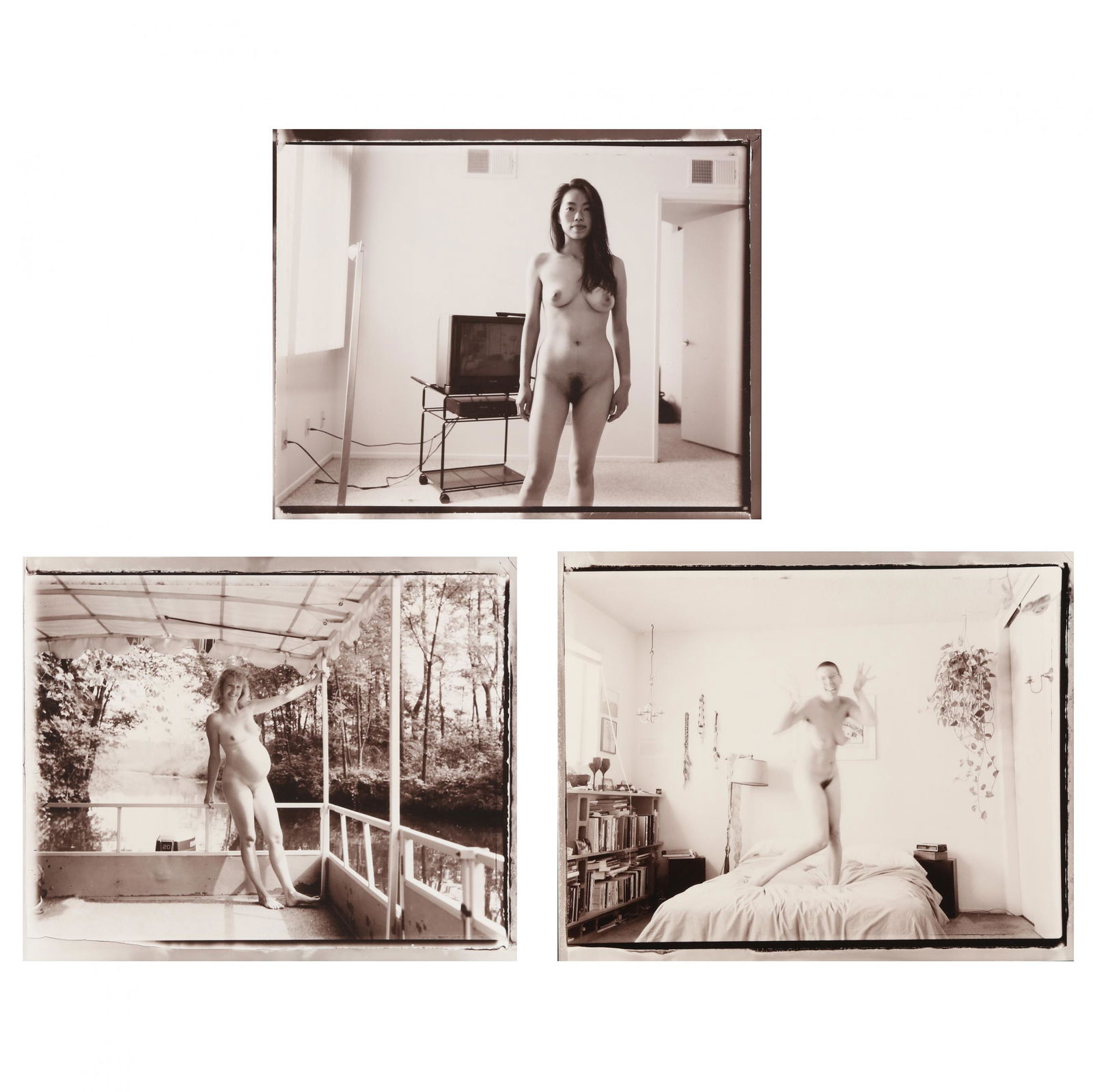 Diane Rosenblum (CA), Three Photographs from  The Naked (1 of 10)
