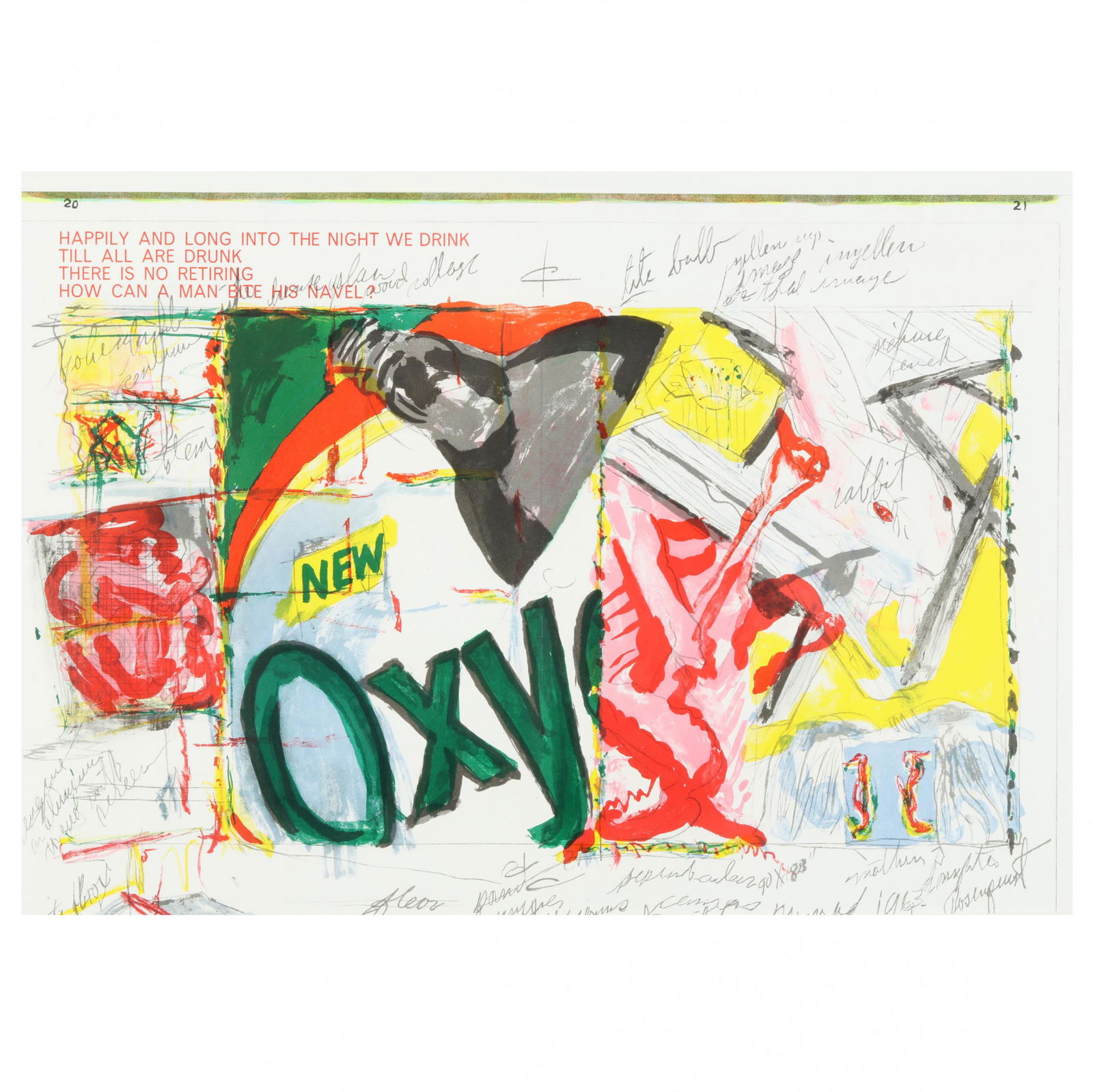 James Rosenquist (American, 1933-2017),  Oxy (1 of 5)