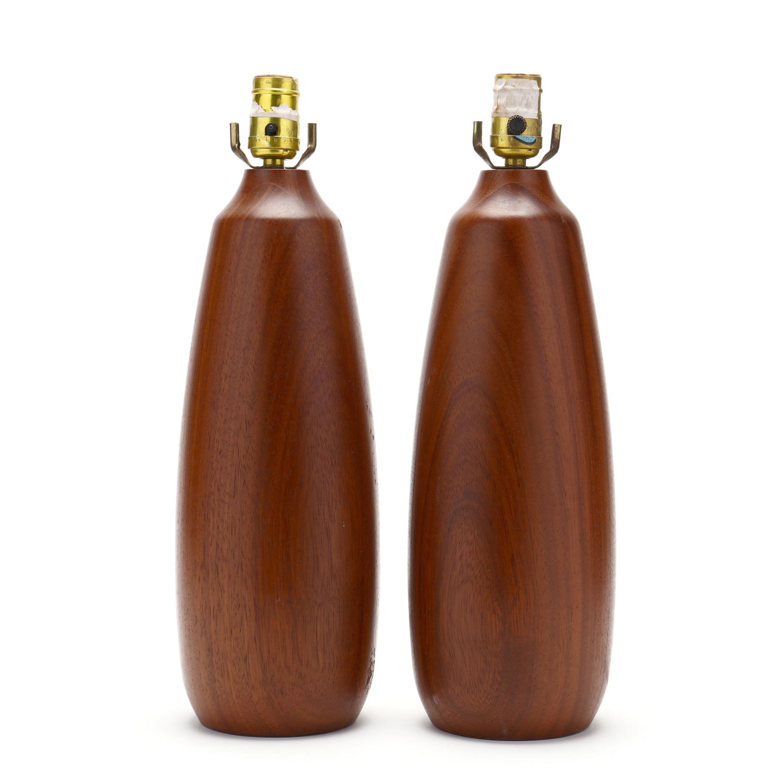 Pair of Mid-Century Teak Table Lamps (1 of 6)