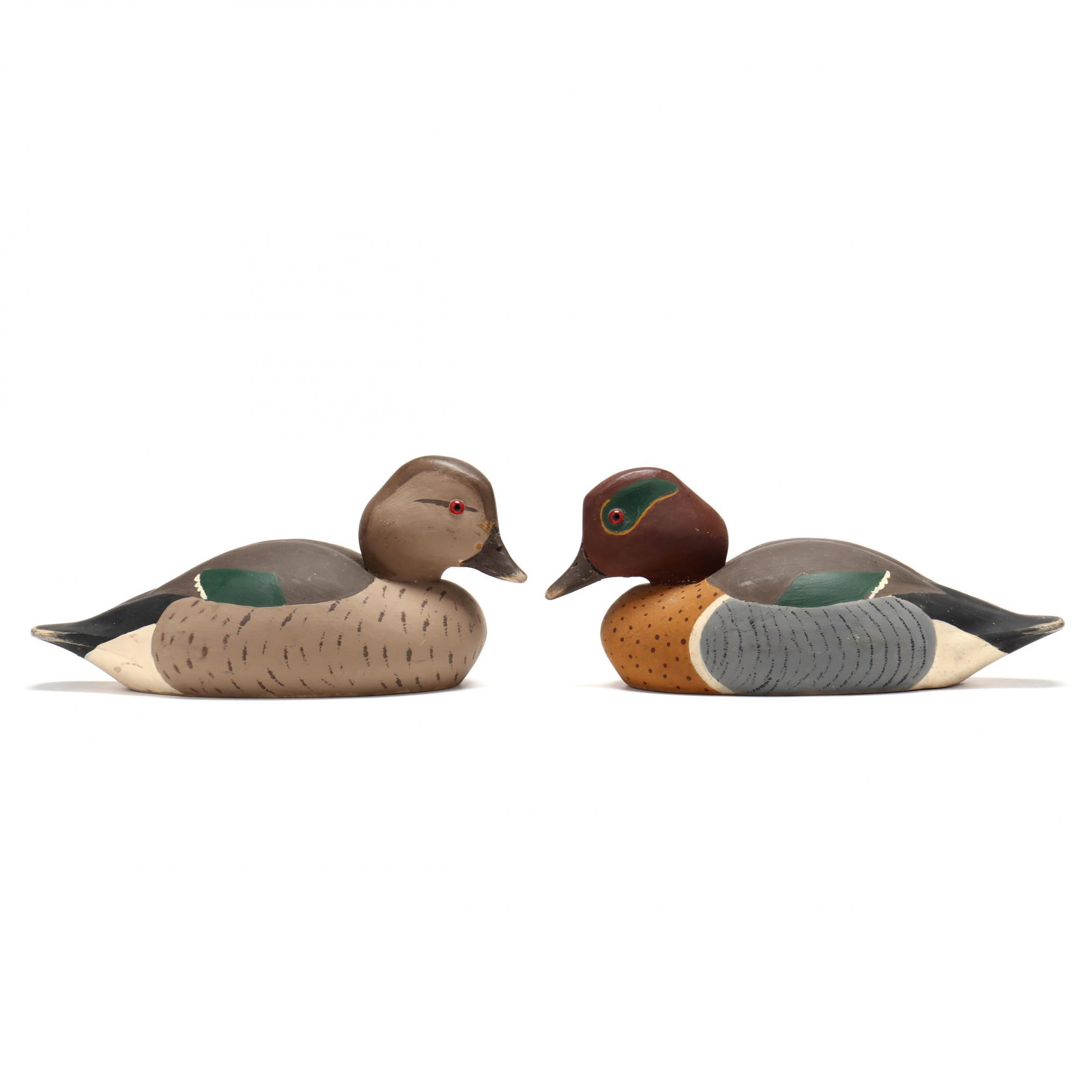 Wildfowler Decoy Company, Green-Winged Teal Pair (1 of 7)