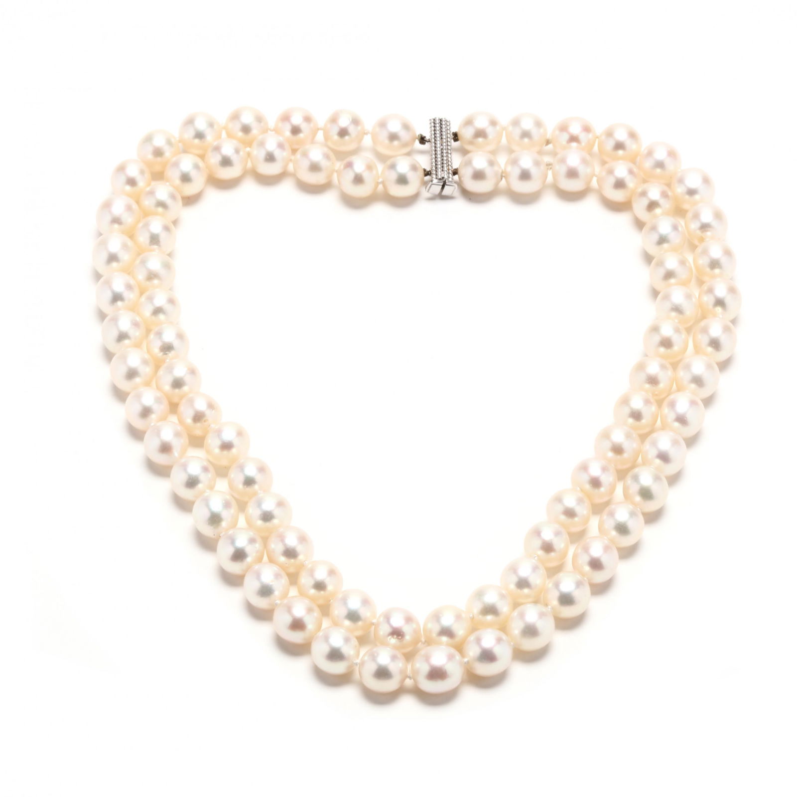 Double Strand Pearl Necklace, David Webb (1 of 4)