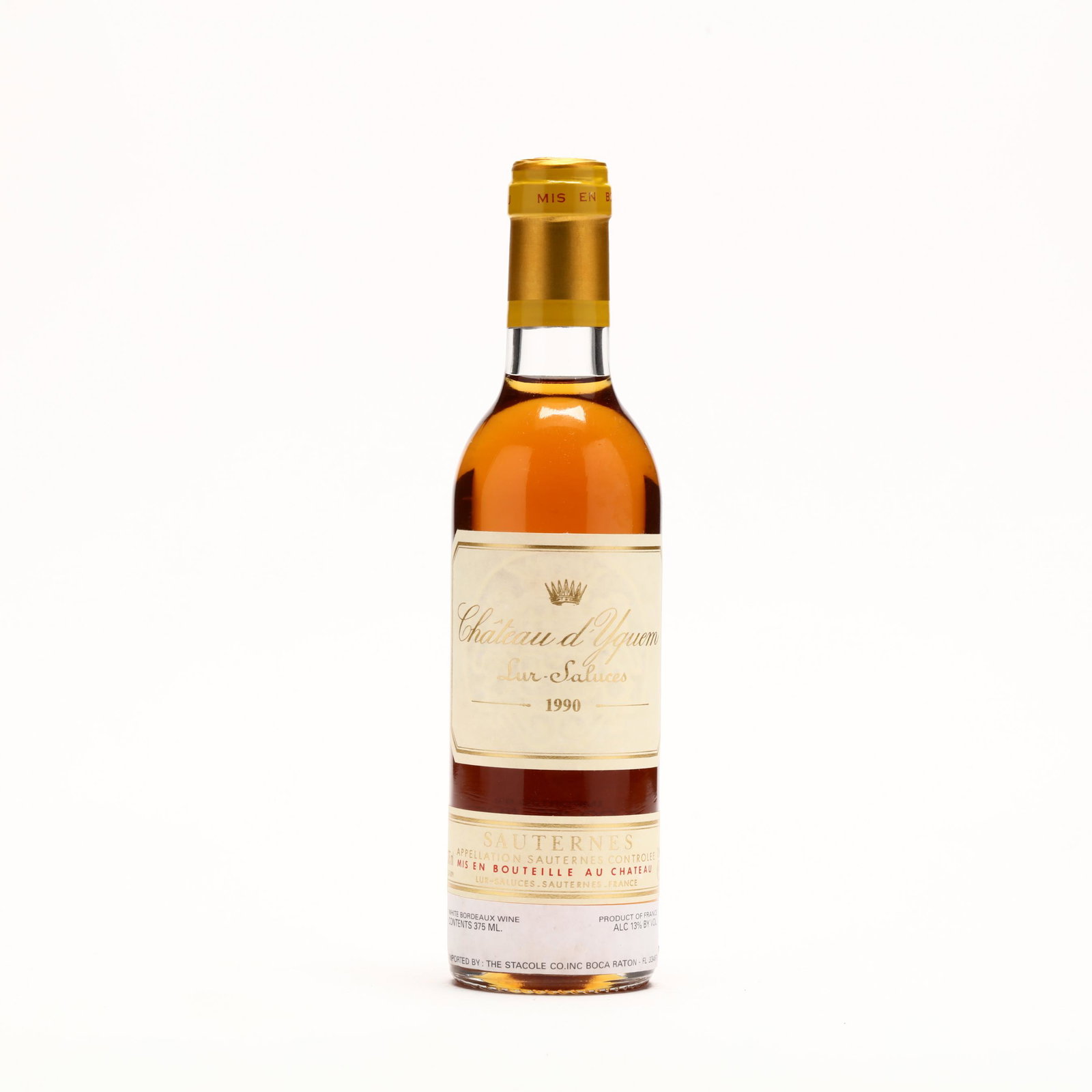 Chateau d'Yquem Half Bottle - Vintage 1990: Chateau d'Yquem Half Bottle - Vintage 1990 "...the 1990 d'Yquem opens with unabashed opulence, giving expressive notes of dried apricots, toffee, candied walnut, tree bark and sandalwood with nuances 