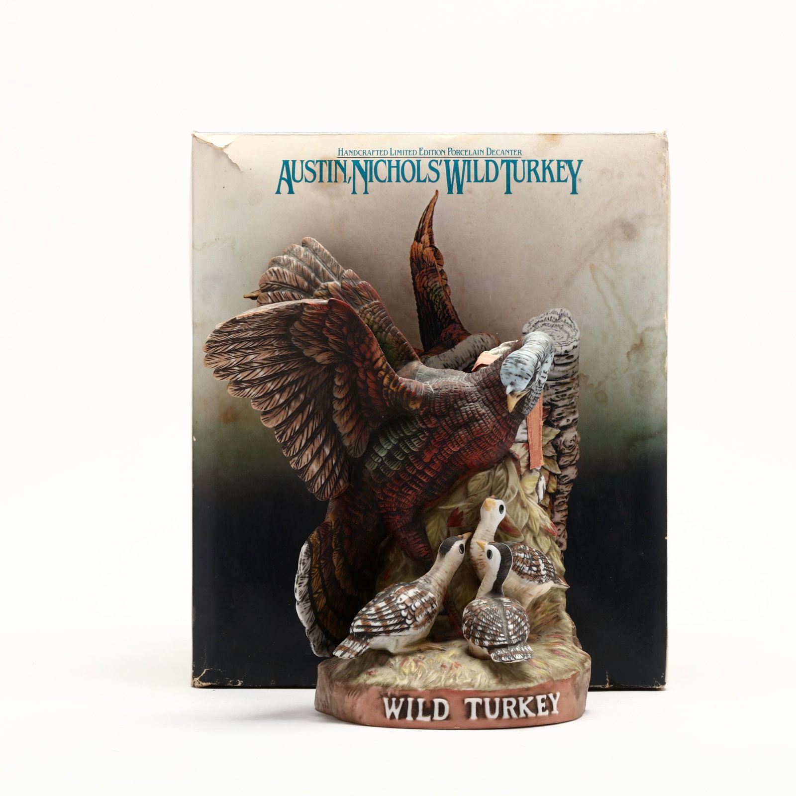 Wild Turkey Bourbon Whiskey in Porcelain Decanters: Wild Turkey Bourbon Whiskey in Porcelain Decanters The buyer acknowledges that he/she is acting within compliance with their state and local laws in regards to the purchase, transportation and deliver