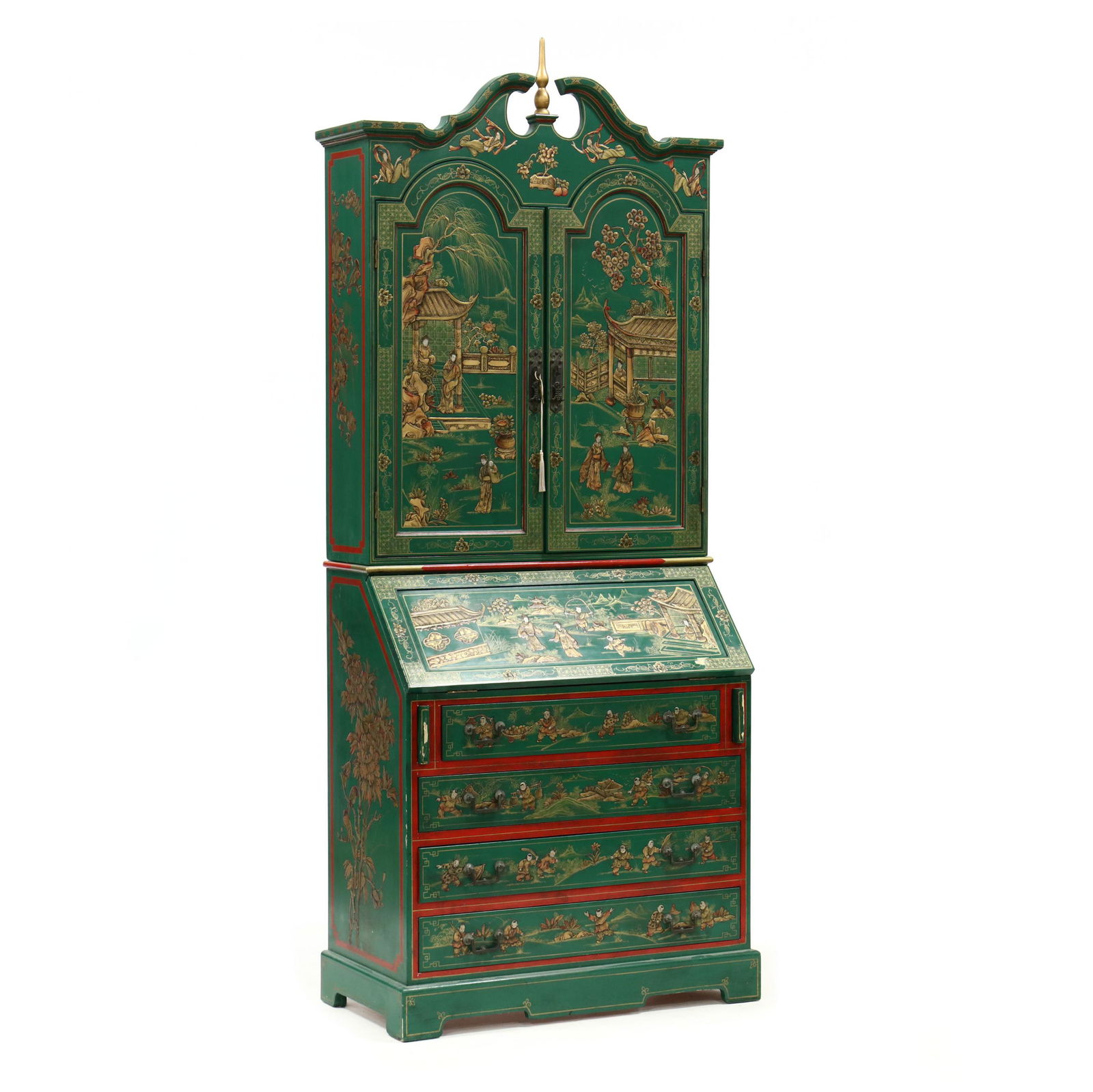 Chinoiserie Secretary Bookcase (1 of 9)
