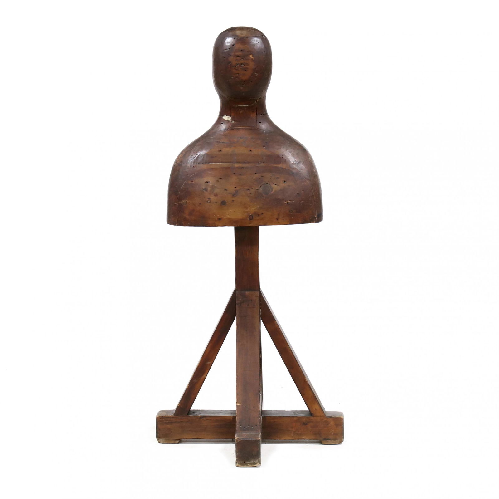 Antique Continental Hardwood Theatrical Costume Mannequin (1 of 4)
