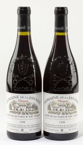 Chateauneuf du Pape: Chateauneuf du Pape - Vintage 1998 Chaupin, Domaine de la Janasse "...a voluptuous, opulently-textured, blockbuster with terrific fruit purity, and gorgeous aromas of roasted herbs, kirsch liqueur, bl