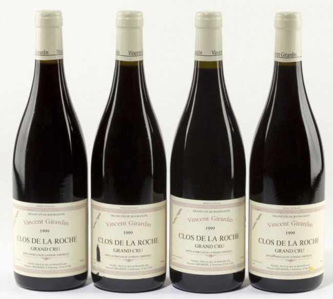 Clos de la Roche: Clos de la Roche - Vintage 1999 V. Girardin "Decadent and fleshy Pinot, slightly earthy, with plenty of chocolate, truffle and black and red berry character. Complex, so round and seductive, this full