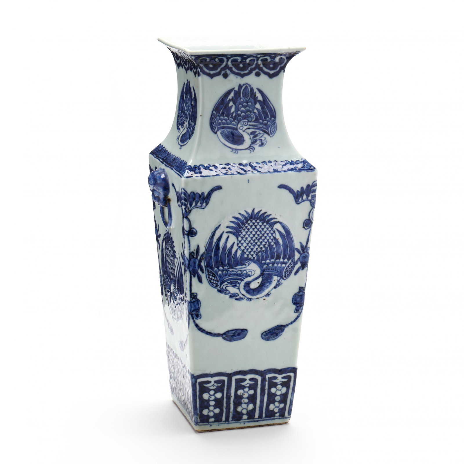 A Chinese Blue and White Porcelain Vase with Cranes (1 of 8)