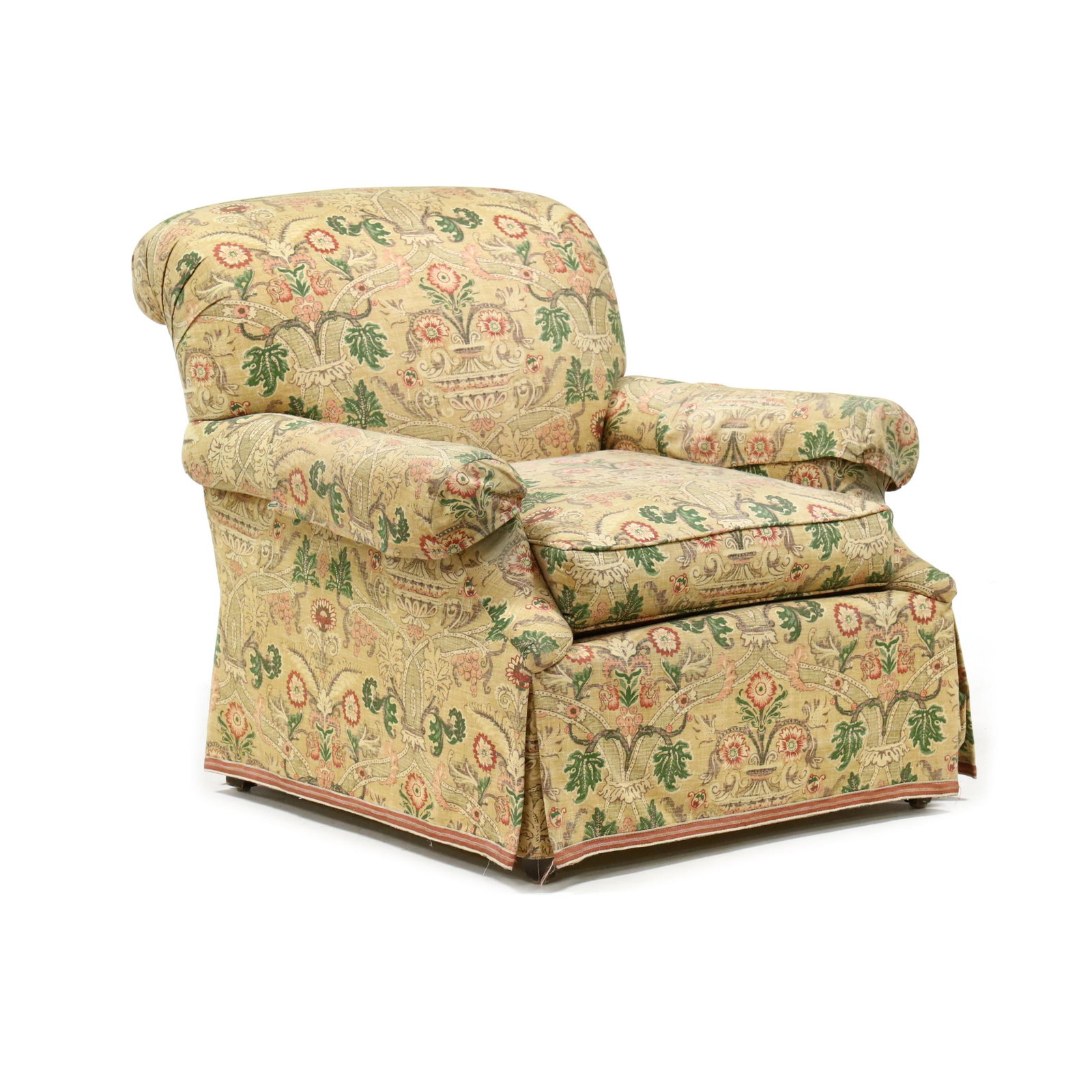 English Style Upholstered Club Chair (1 of 4)