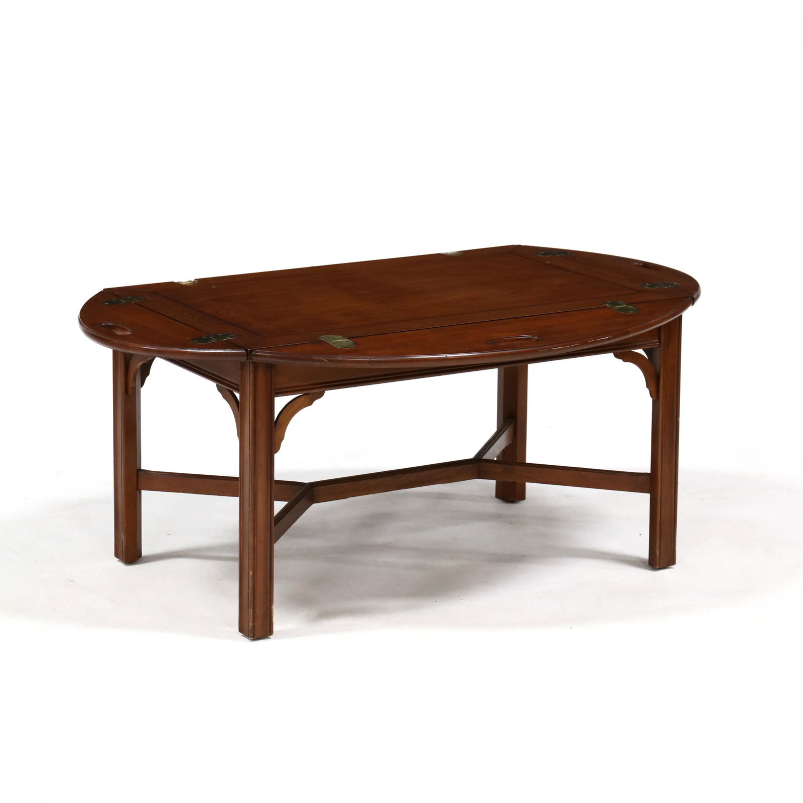 Henkel Harris, Chippendale Style Cherry Butler's Coffee Table (1 of 3)