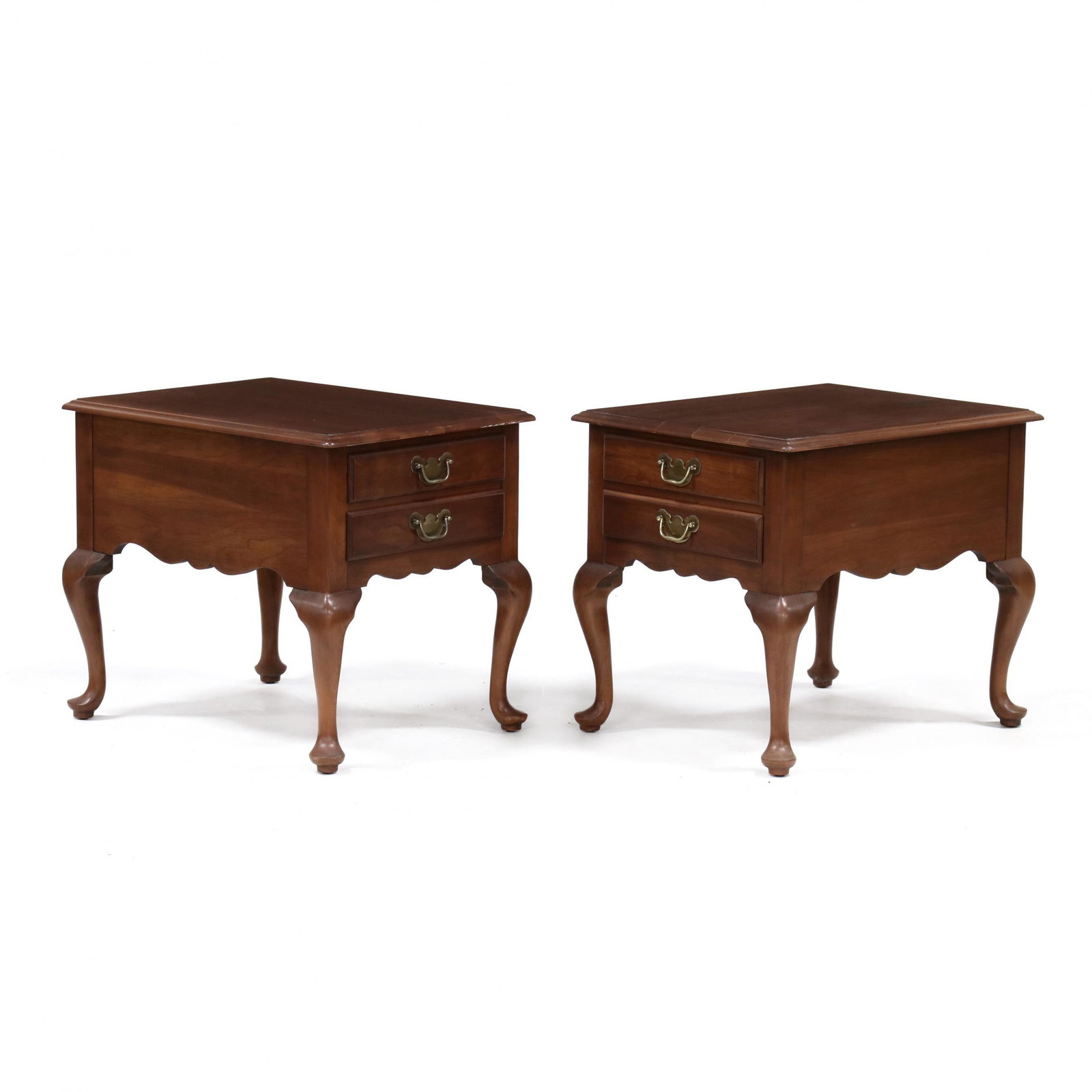 Henkel Harris, Pair of Queen Anne Style Side Tables (1 of 6)