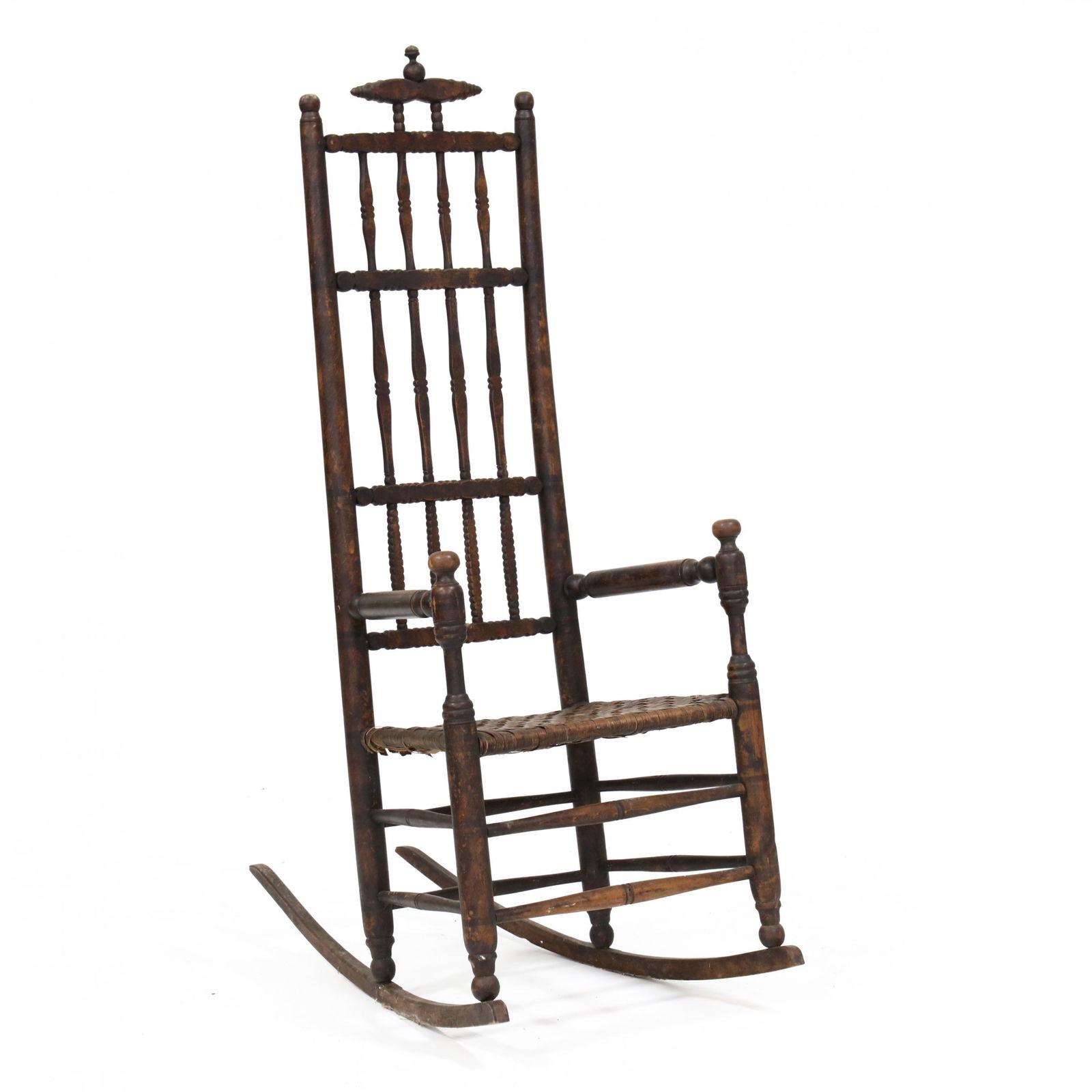 Antique Tall Brewster Style Painted Rocking Chair May 05, 2022 Leland Little in NC