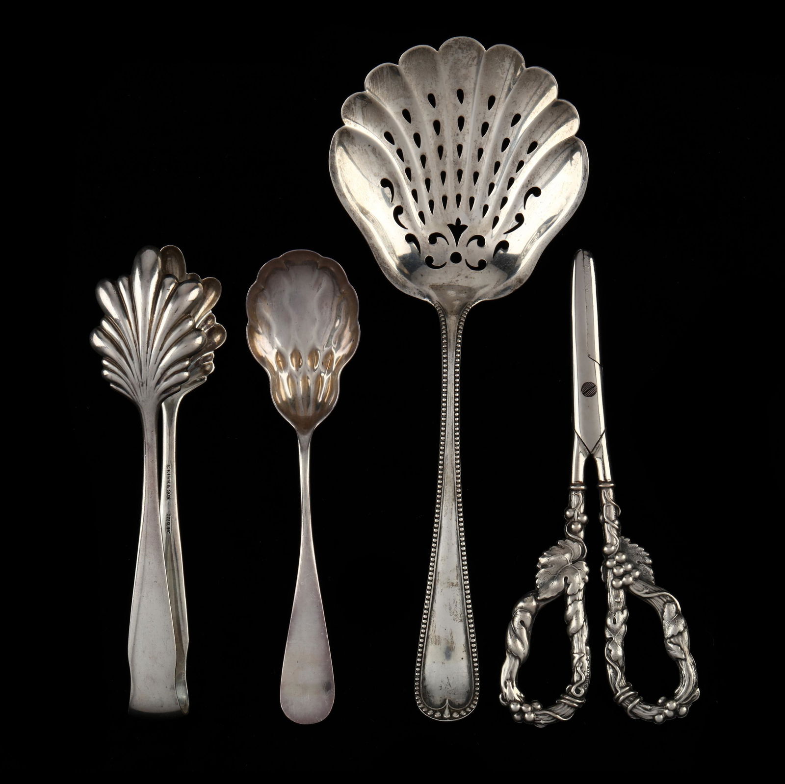 Four American Sterling Silver Servers (1 of 5)