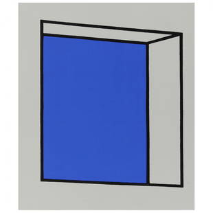 Patrick Caulfield (British, 1936-2005), Small Window: Patrick Caulfield (British, 1936-2005), Small Windowscreenprint in colors, 1969, pencil signed and marked as artist's proof to verso, also with printed title to verso, matted, unframed. Image / Sheet