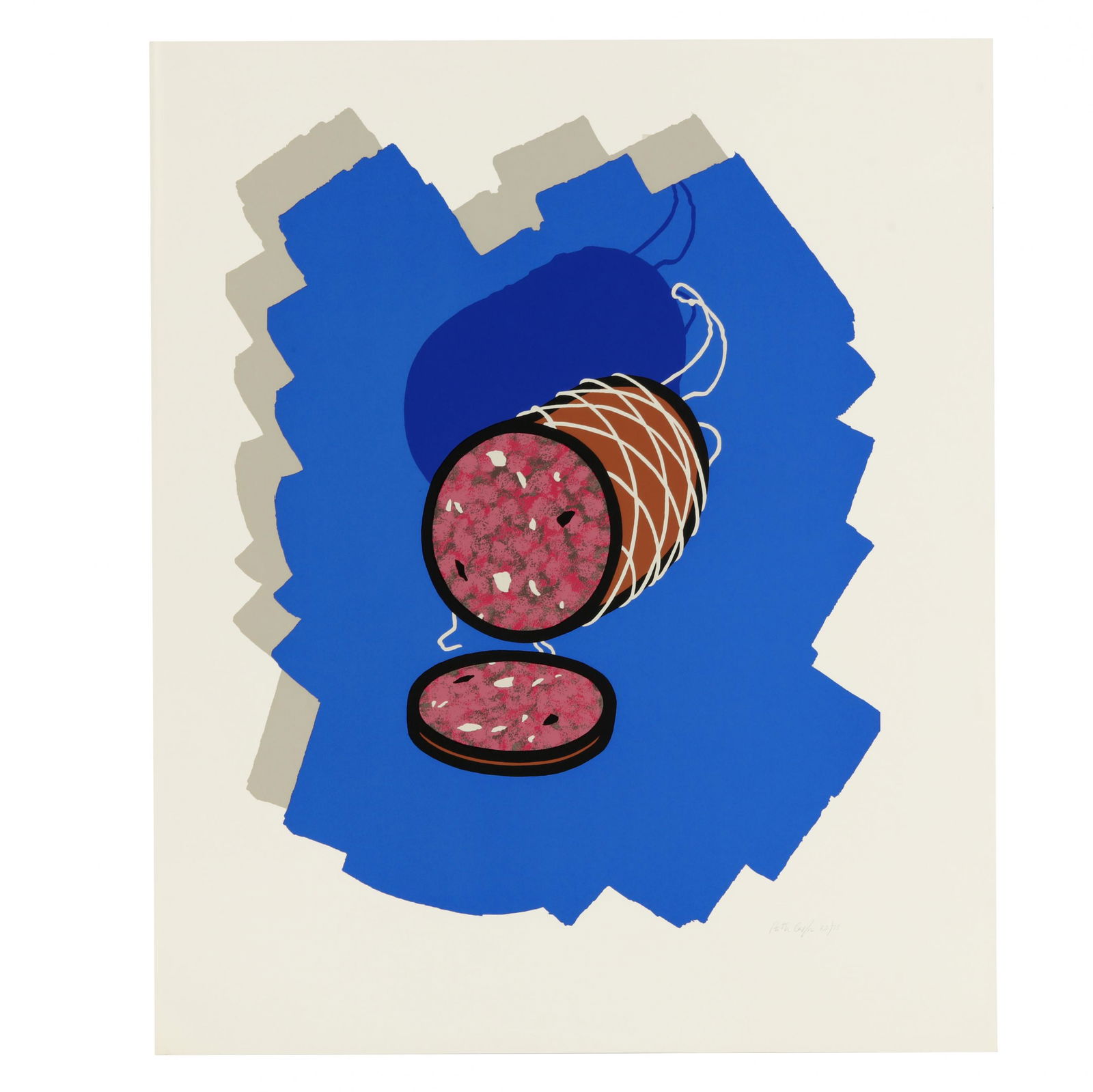 Patrick Caulfield (British, 1936-2005),  Big Sausage (1 of 3)