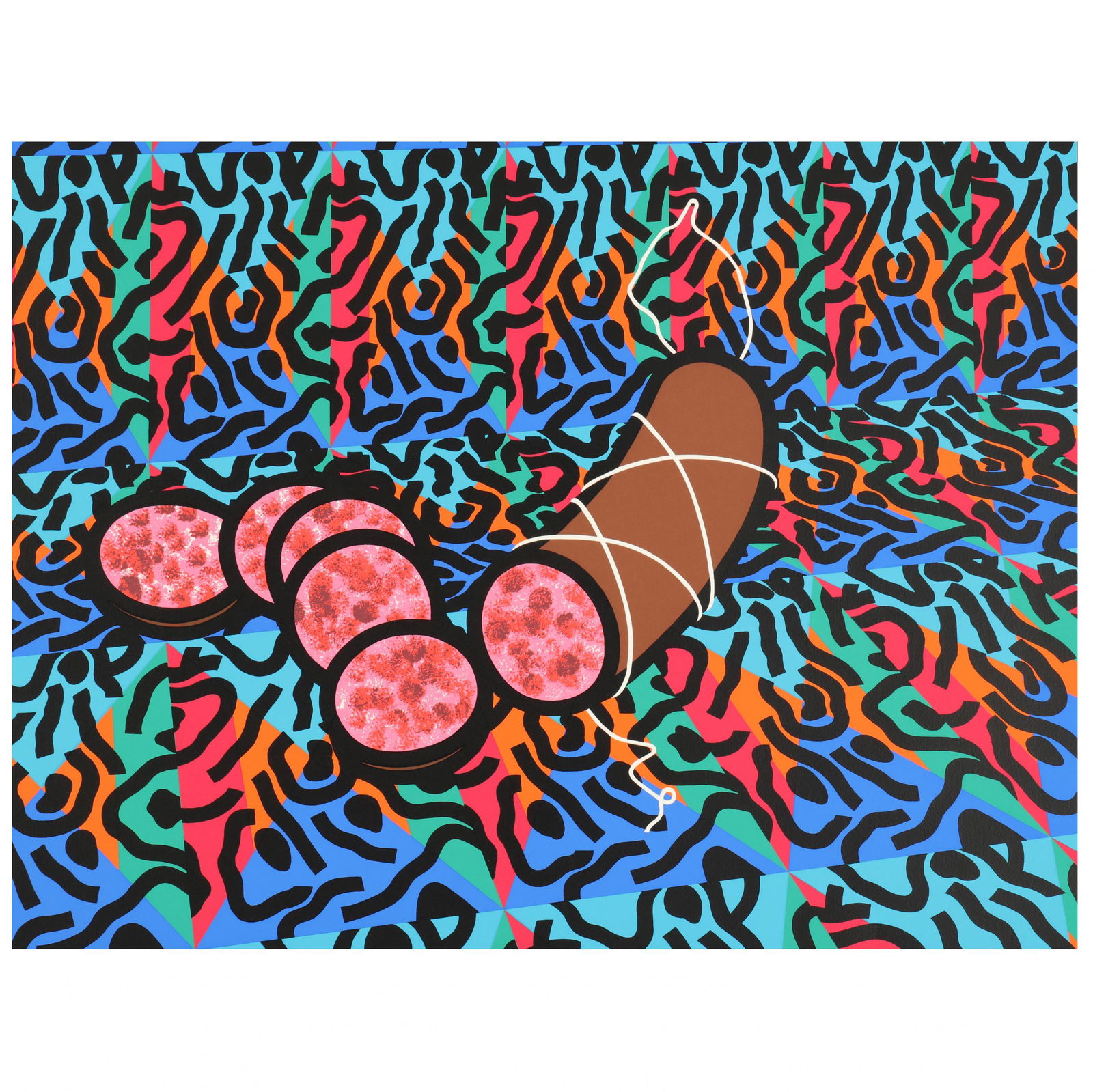 Patrick Caulfield (British, 1936-2005),  Sausage (1 of 4)