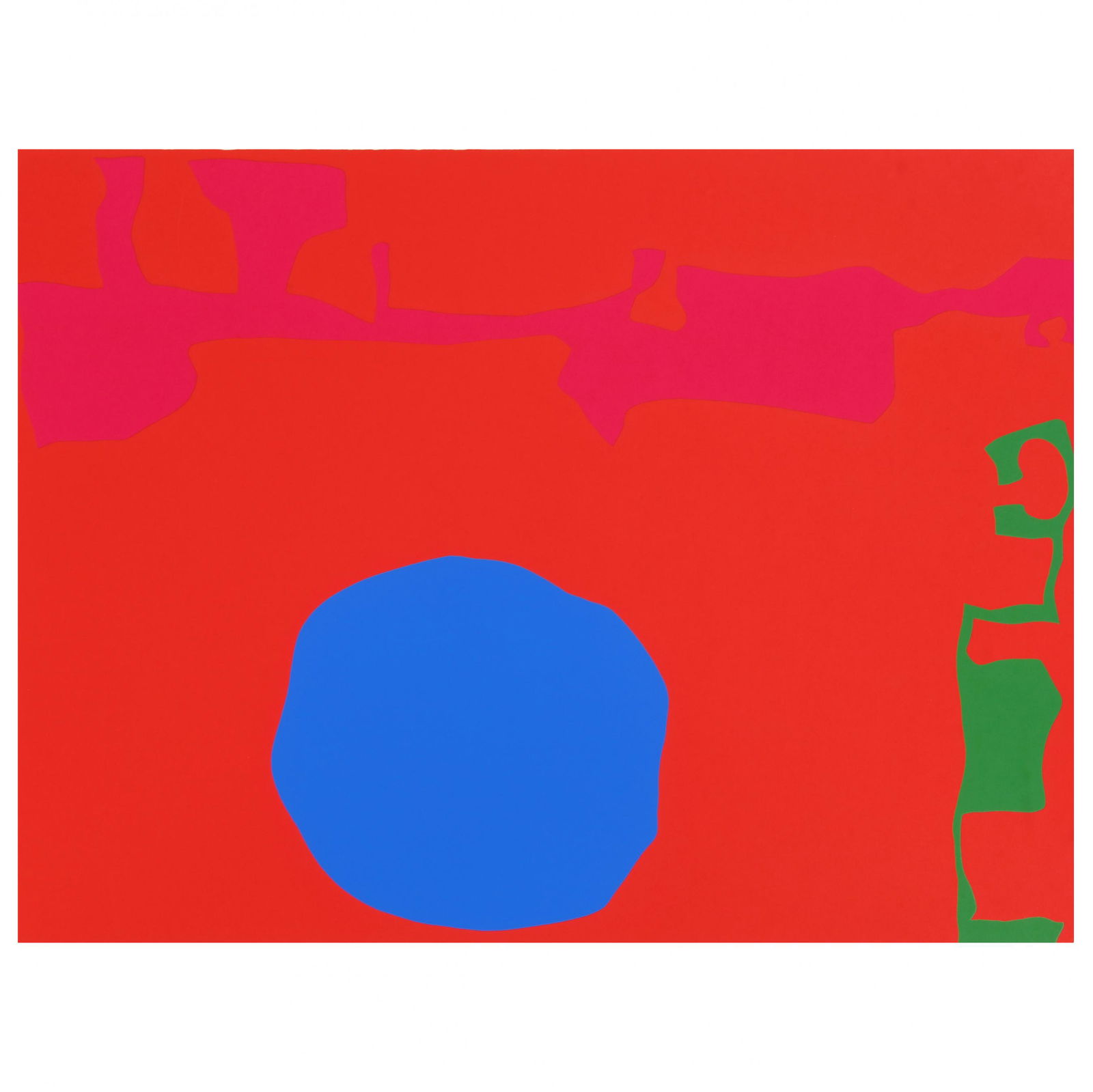 Patrick Heron (British, 1920-1999), January 1973: 13: Patrick Heron (British, 1920-1999), January 1973: 13screenprint in colors, 1973, pencil signed, dated, and marked as artist's proof lower margin, with full margins, unframed. Image size 23 1/4 x 31 1/
